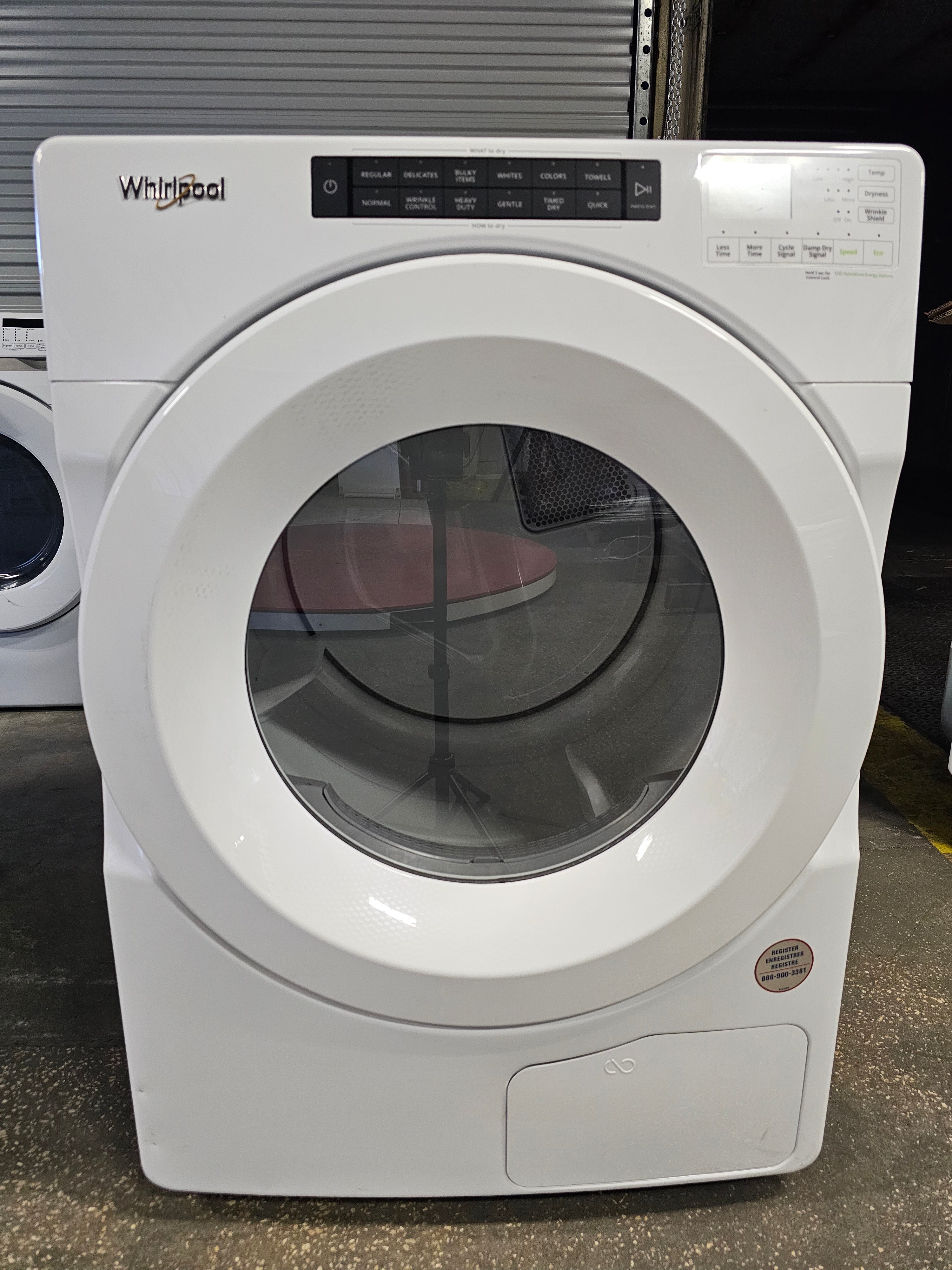 Whirlpool 7.4 cu. ft. Dryer in White with Intuitive Touch Controls, ENERGY STAR