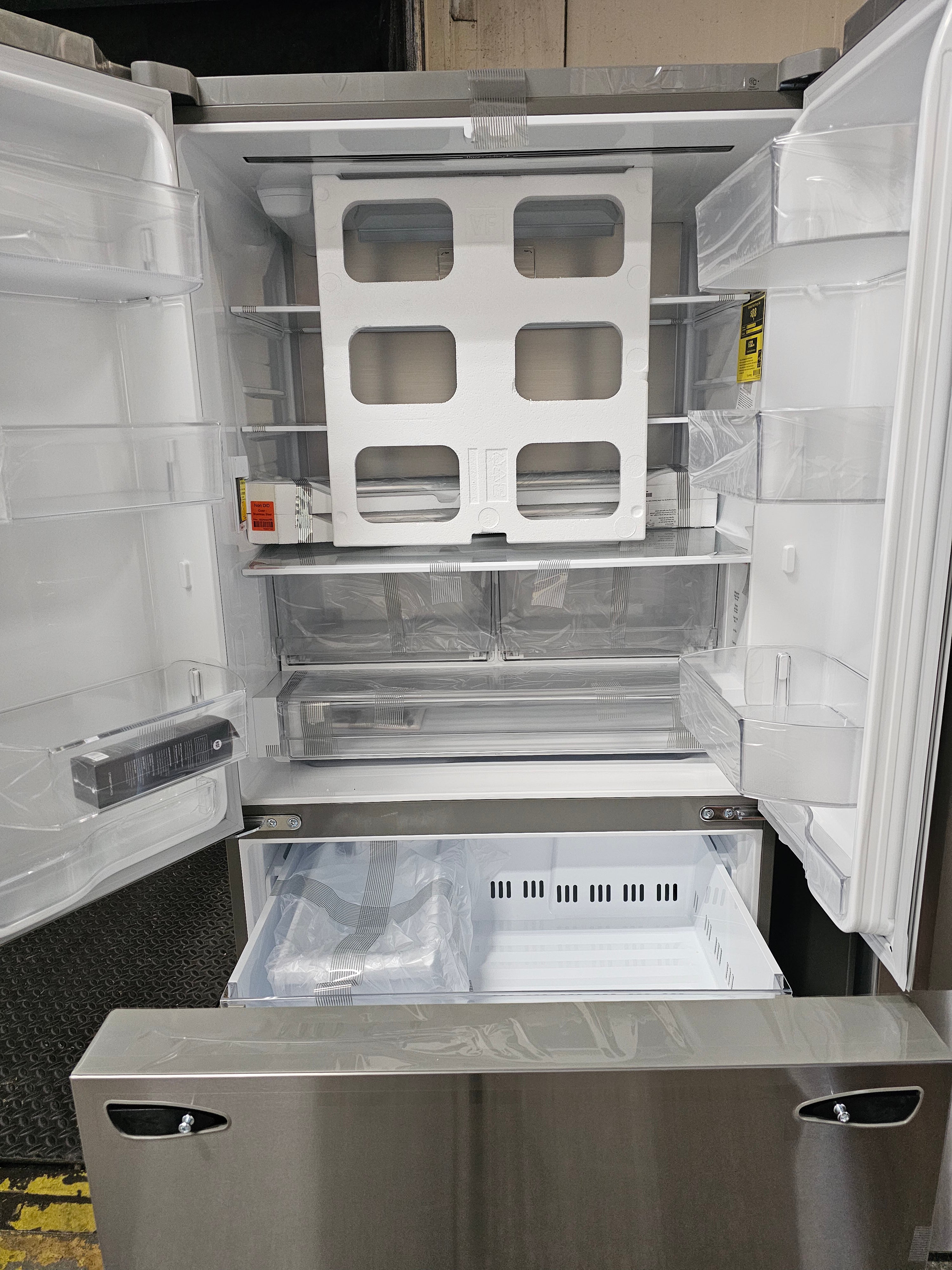 LG Counter-Depth MAX 26.5 Cu. Ft. French Door Smart Refrigerator with Internal Water Stainless Steel