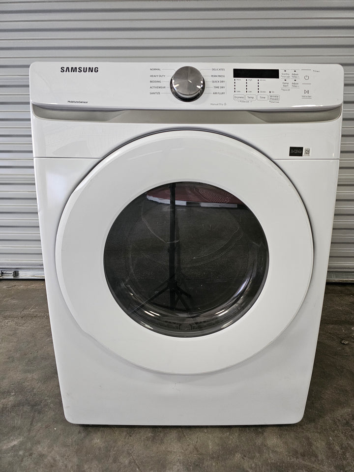 Samsung 7.5 cu. ft. Stackable Vented Electric Dryer with Sensor Dry in White