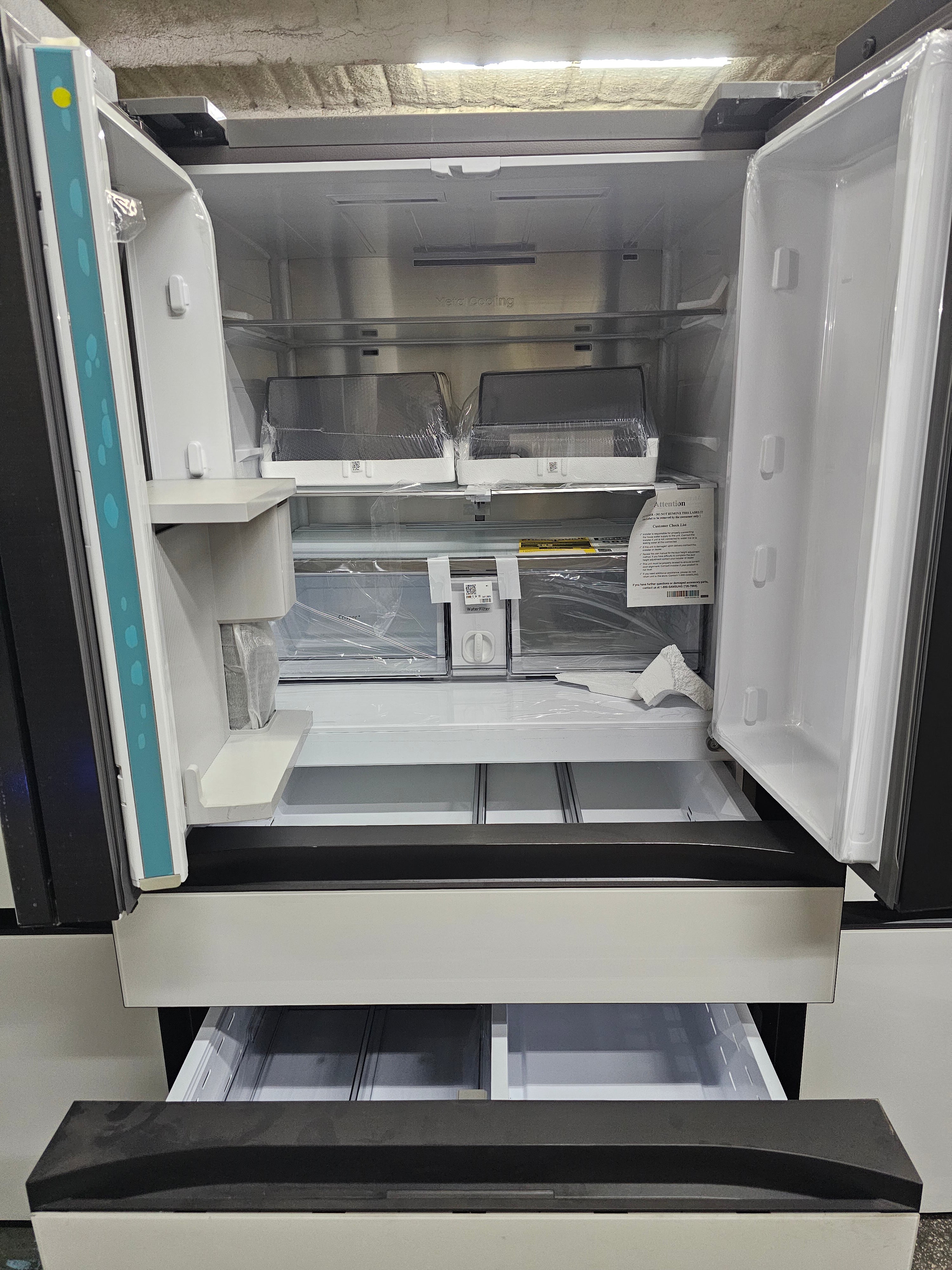 Samsung BESPOKE 29 cu. ft. 4-Door Blue & White