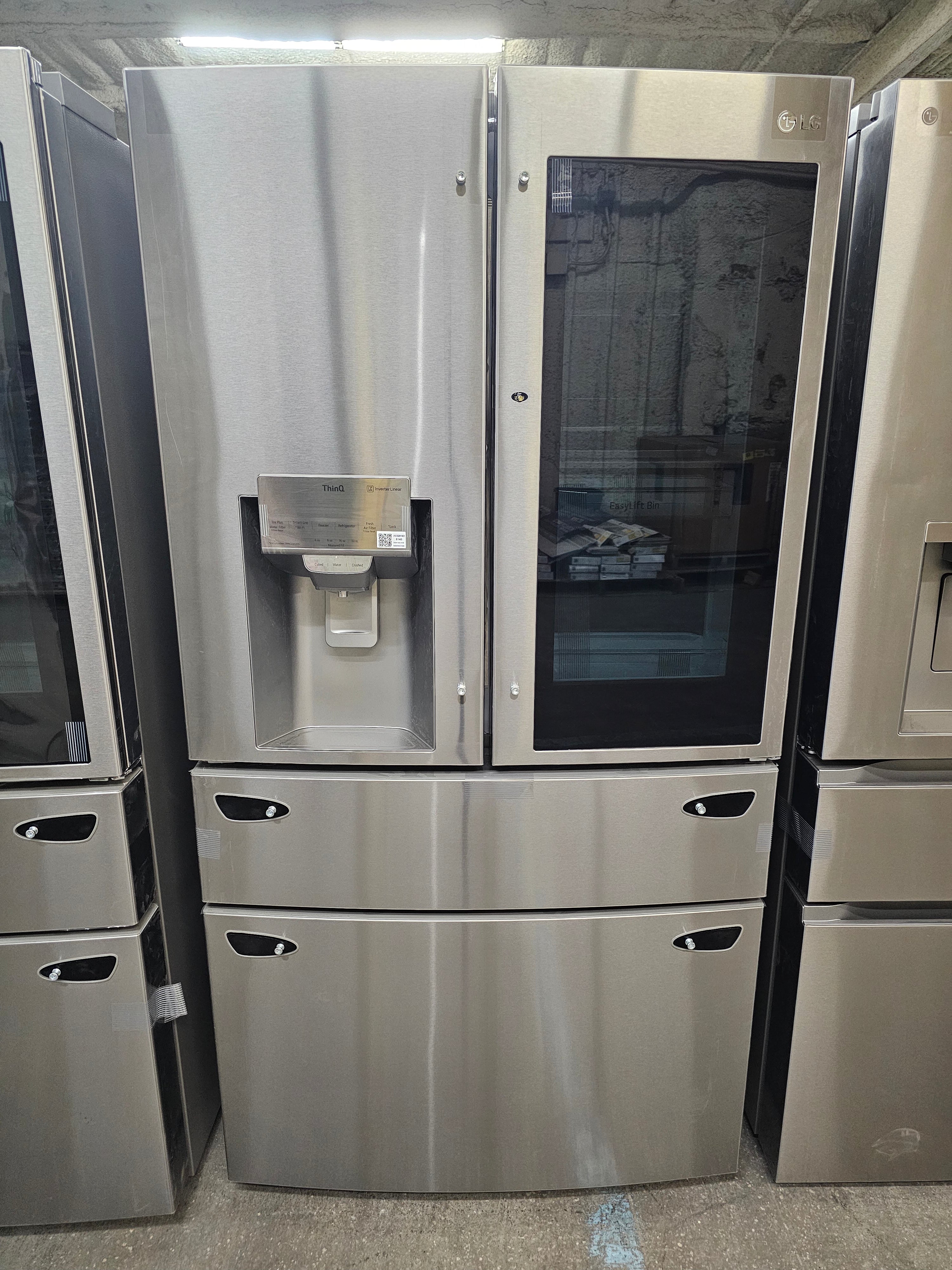 LG 29.5 Cu. Ft. 4-Door French Door-in-Door Smart Refrigerator with Craft Ice Stainless Steel