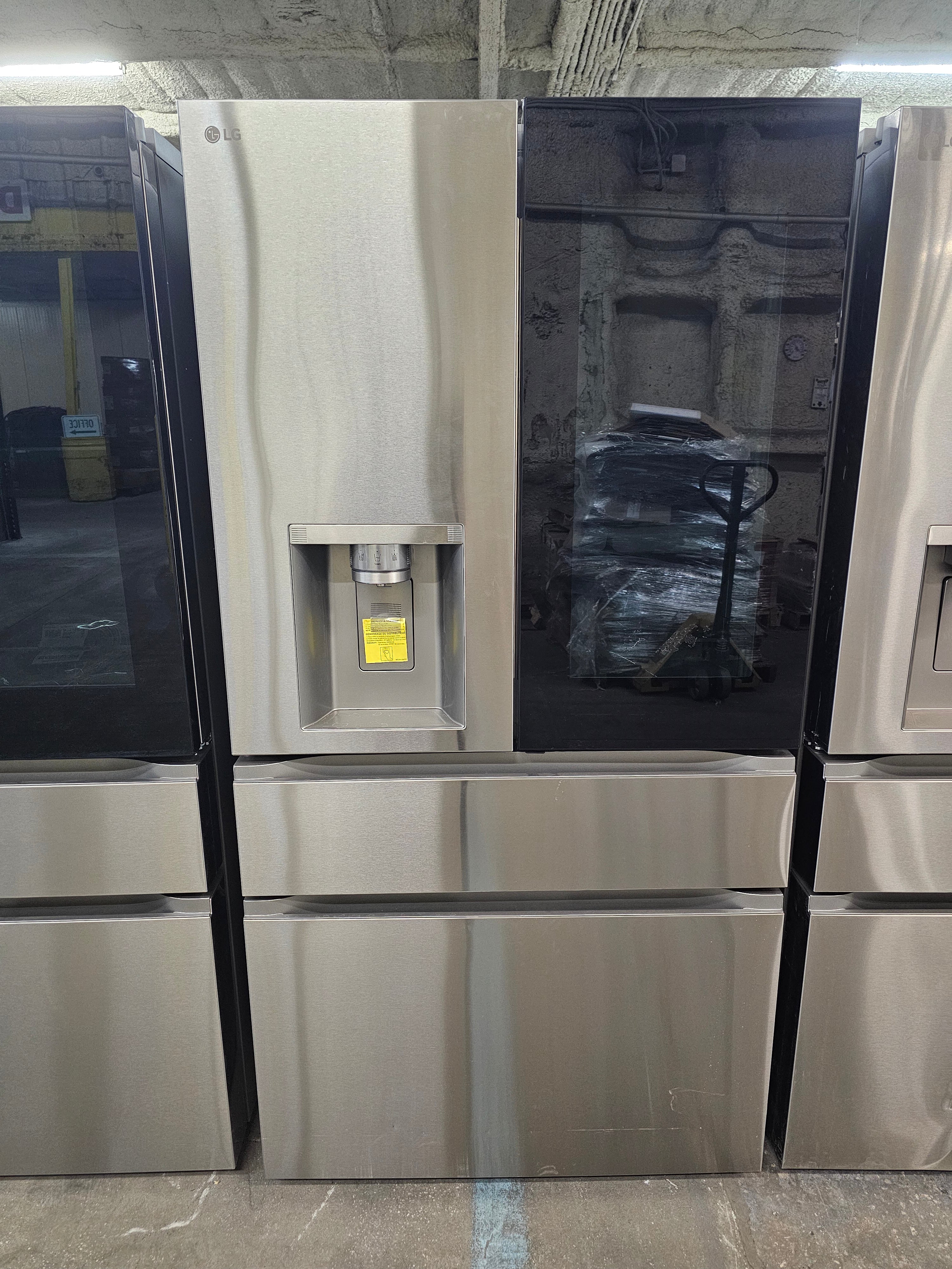 LG 29 cu. ft. SMART MyColor InstaView 4-Door French Door Refrigerator in Stainless Steel