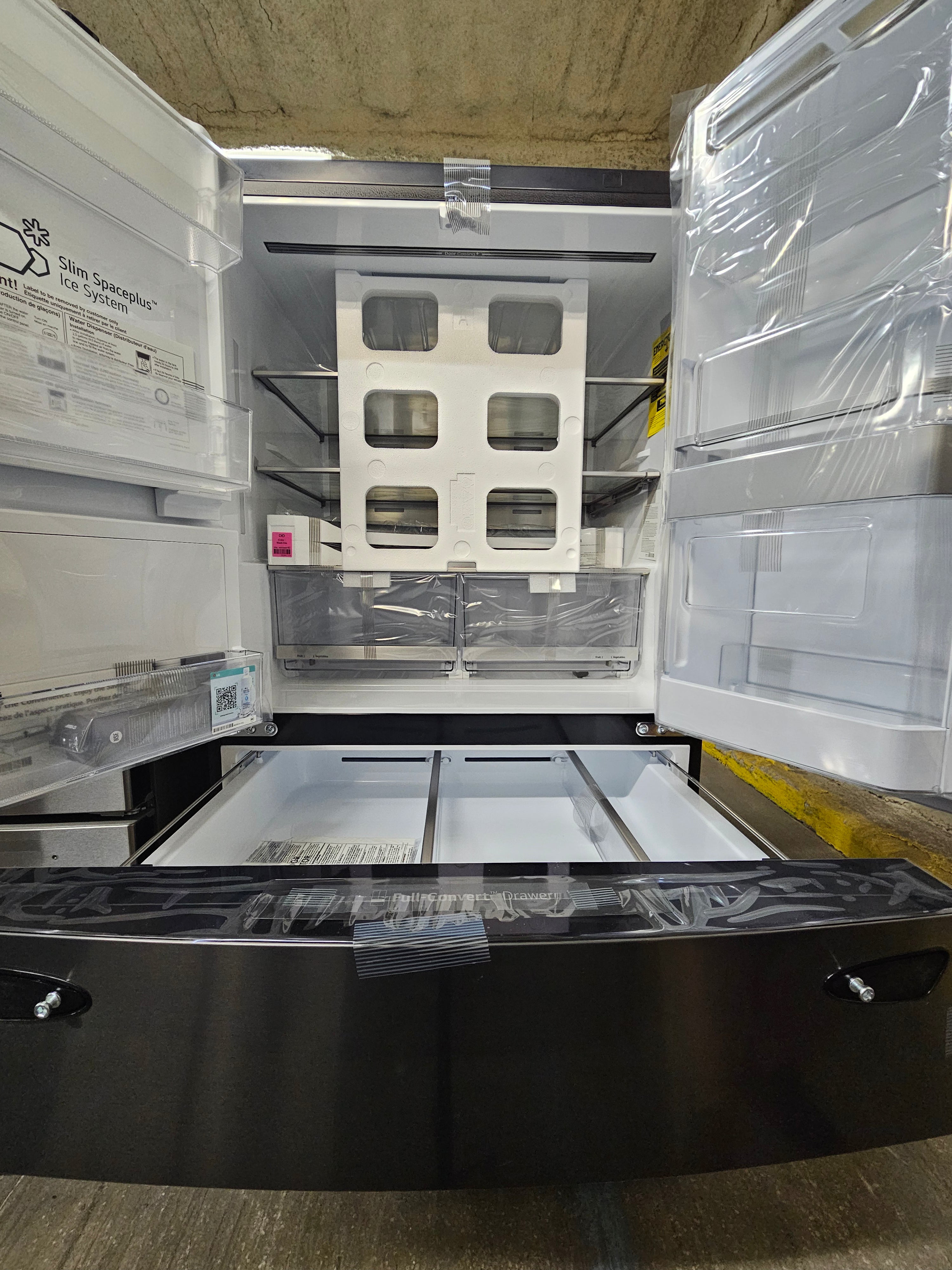 LG 29.5 Cu. Ft. 4-Door French Door-in-Door Smart Refrigerator with Craft Ice Black Stainless Steel