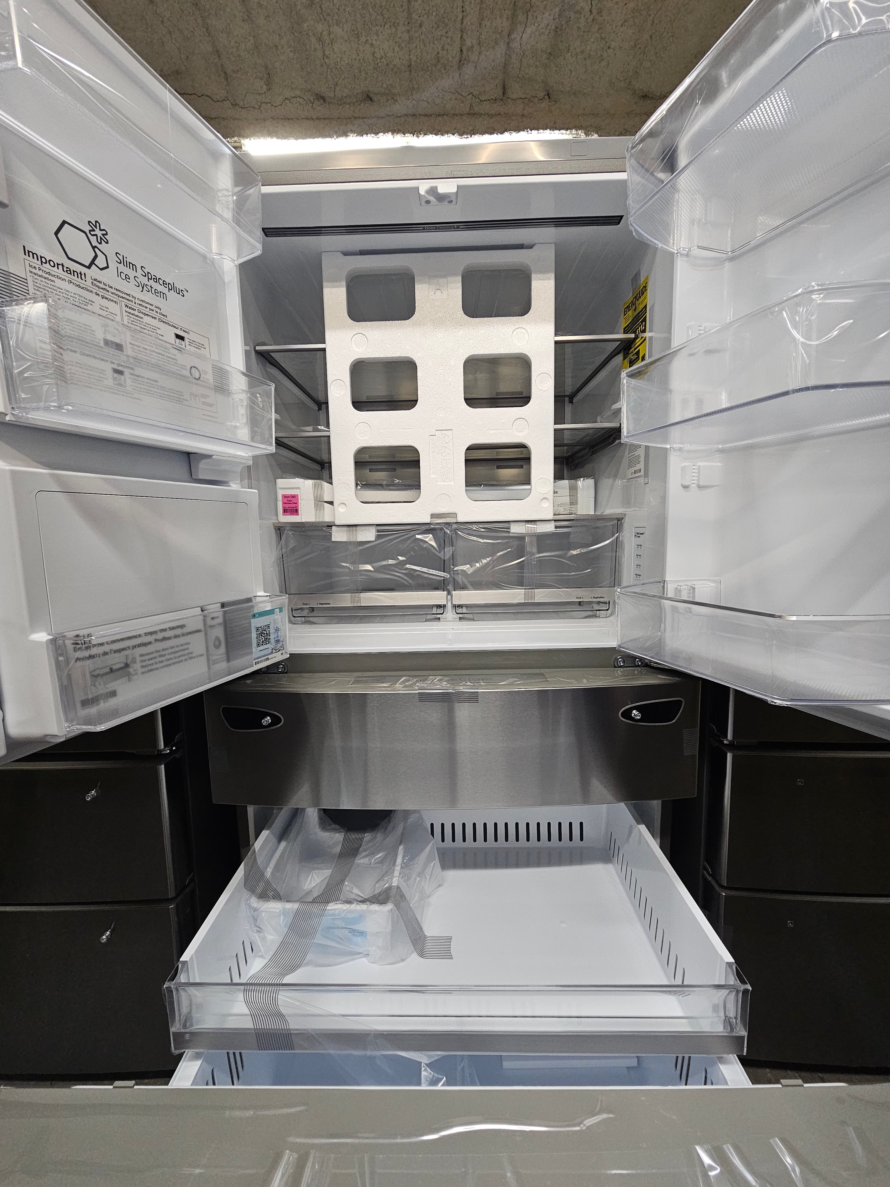 LG 29.5 Cu. Ft. 4-Door French Door-in-Door Smart Refrigerator with Craft Ice Stainless Steel