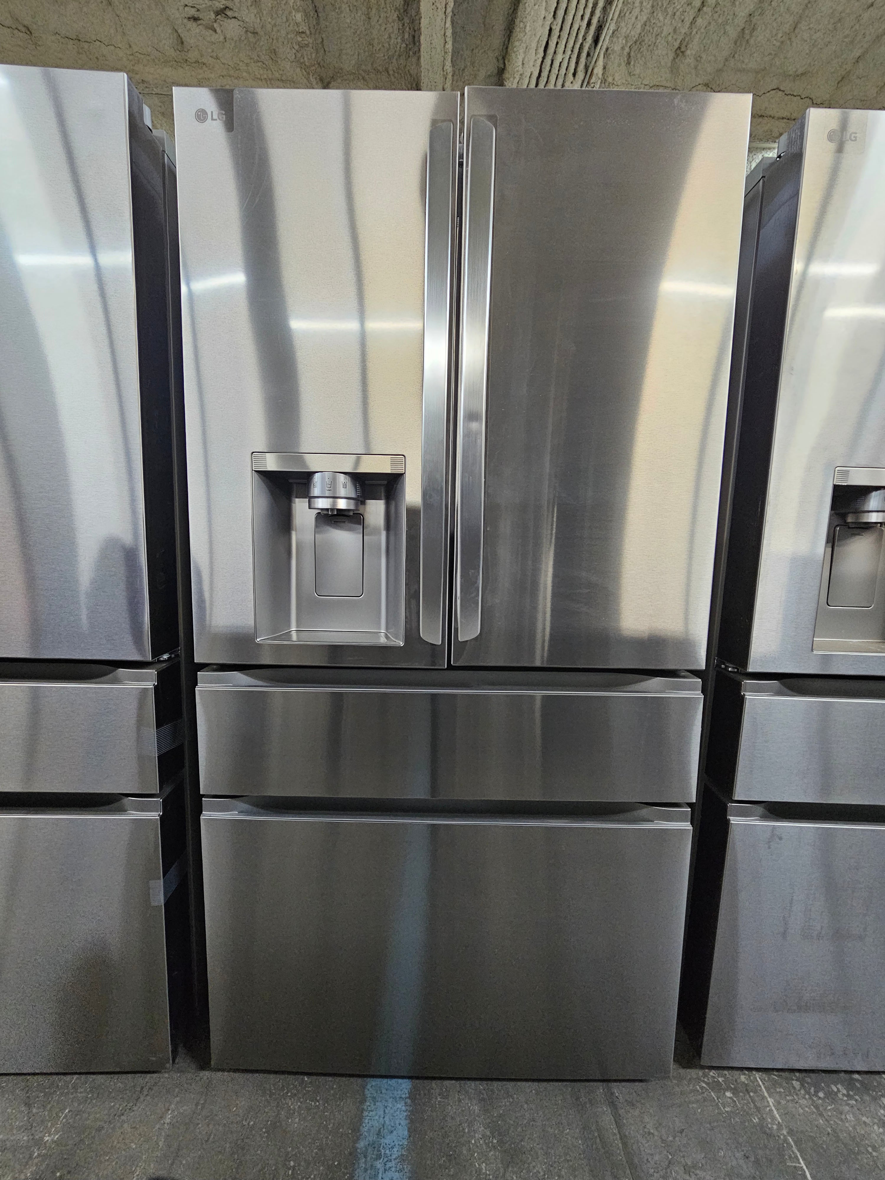 LG 29 cu. ft. SMART Standard Depth MAX French Door Refrigerator Stainless Steel