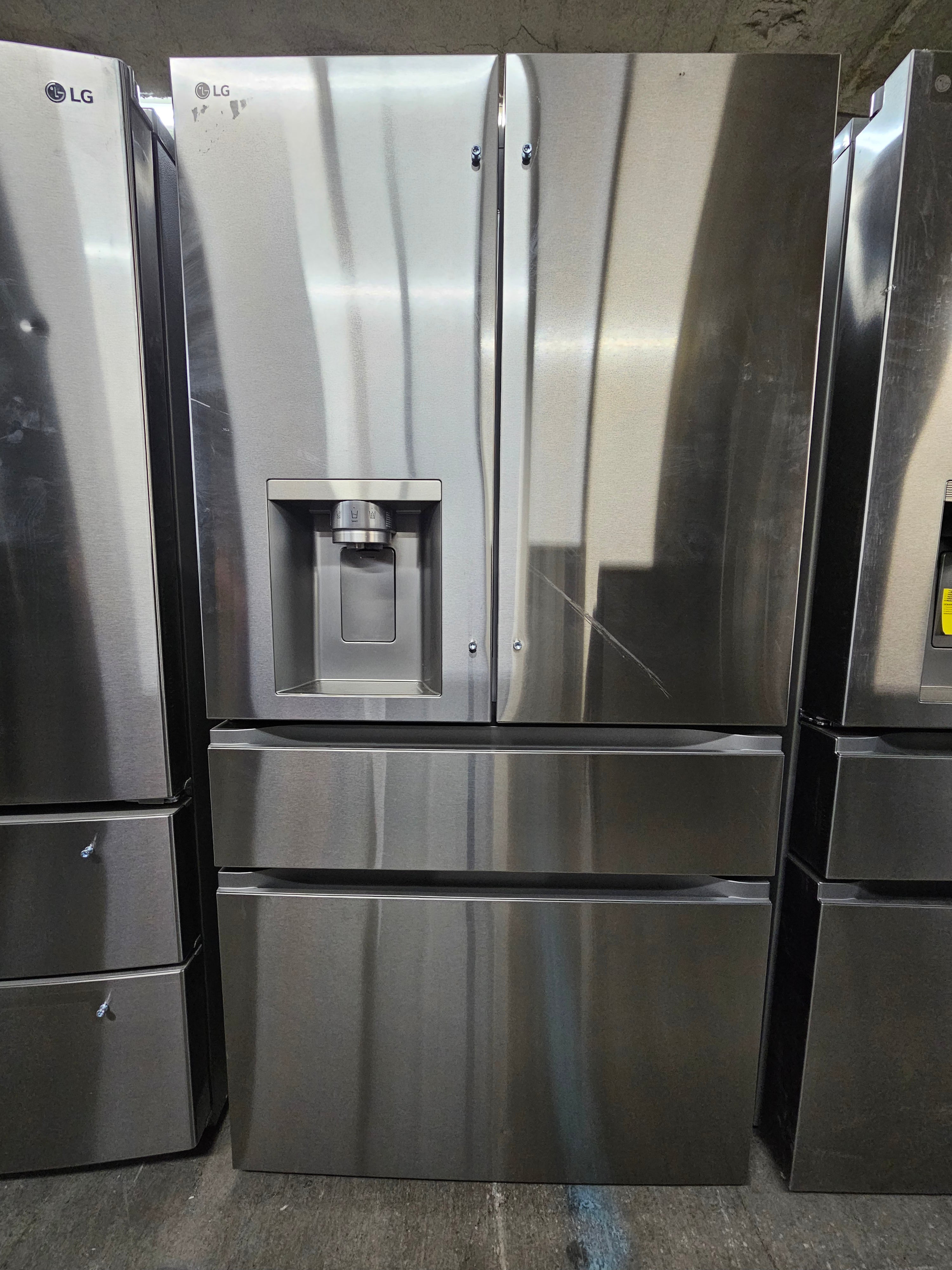 LG 29 cu. ft. SMART Standard Depth MAX French Door Refrigerator Stainless Steel