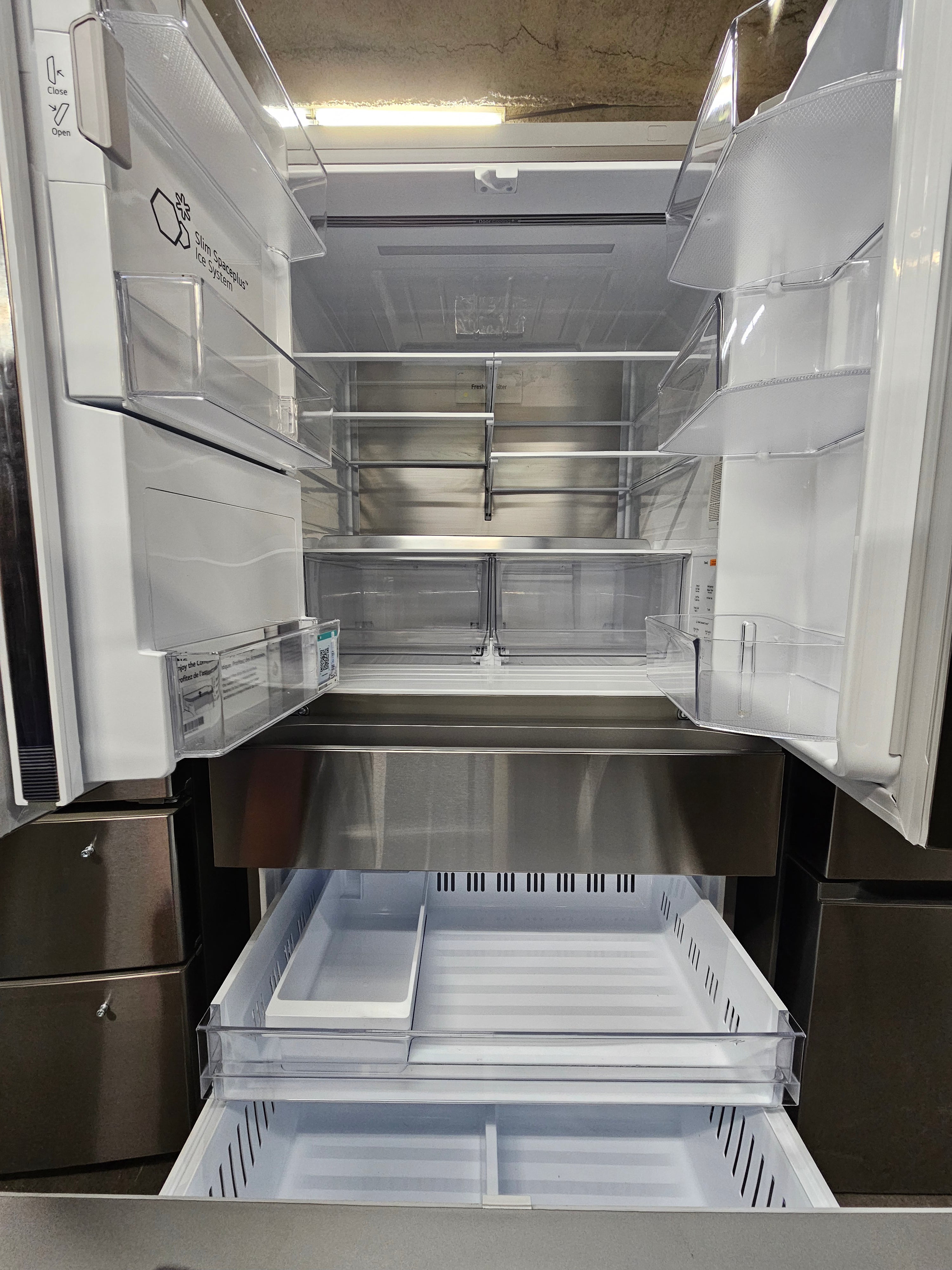 LG 29 cu. ft. SMART Standard Depth MAX French Door Refrigerator Stainless Steel