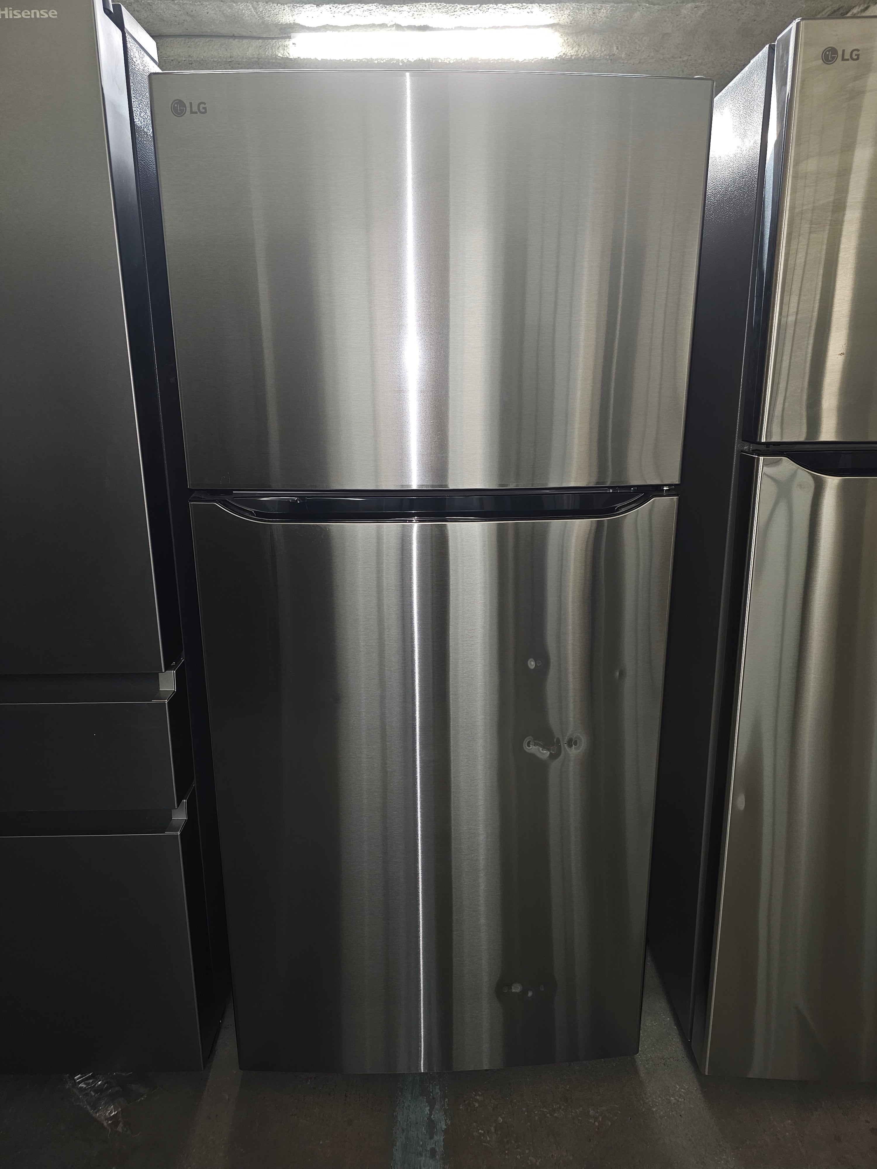 LG 20.2 Cu. Ft. Top-Freezer Refrigerator Stainless Steel