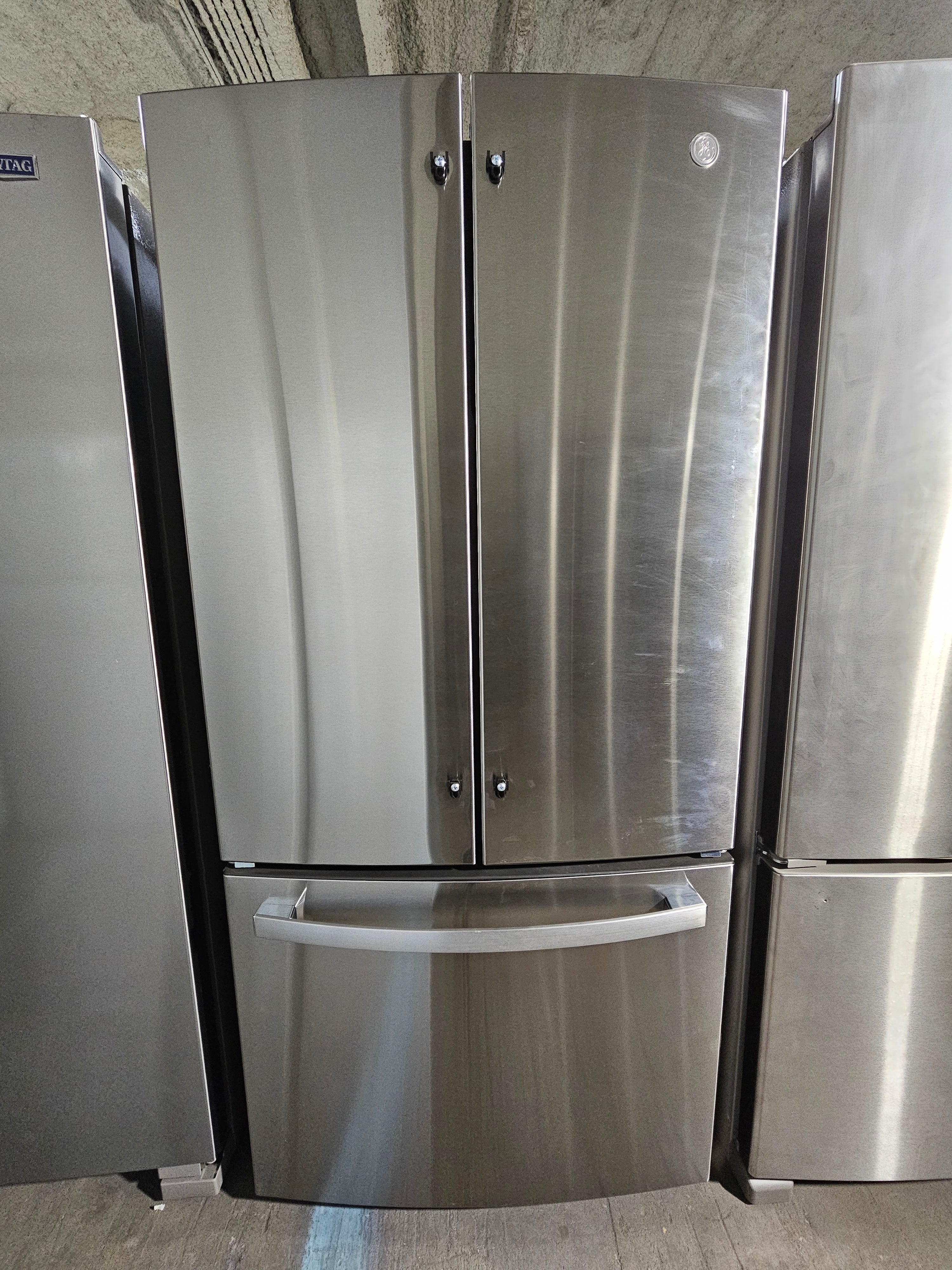 GE 24.7 cu. ft. French Door Refrigerator in Fingerprint Resistant Stainless Steel