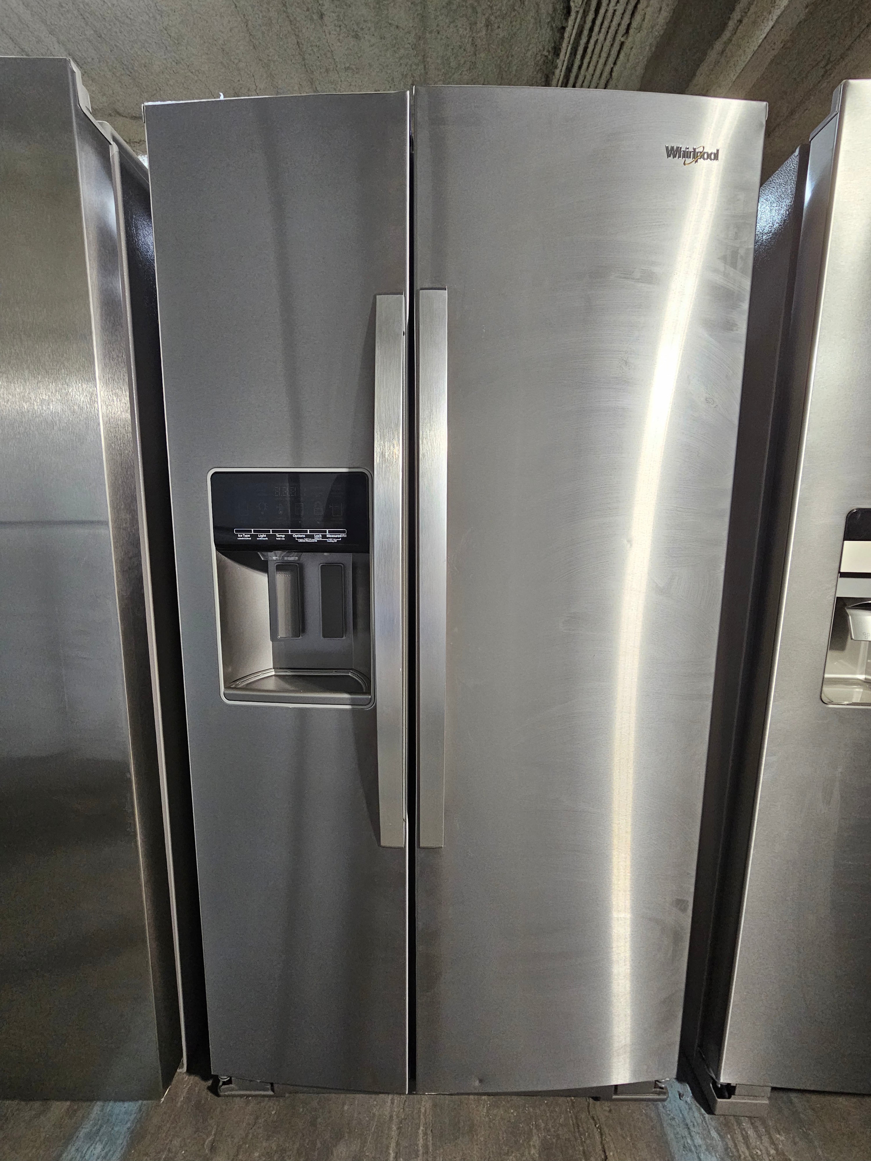 Whirlpool 28 cu. ft. Side by Side Refrigerator in Fingerprint Resistant Stainless Steel