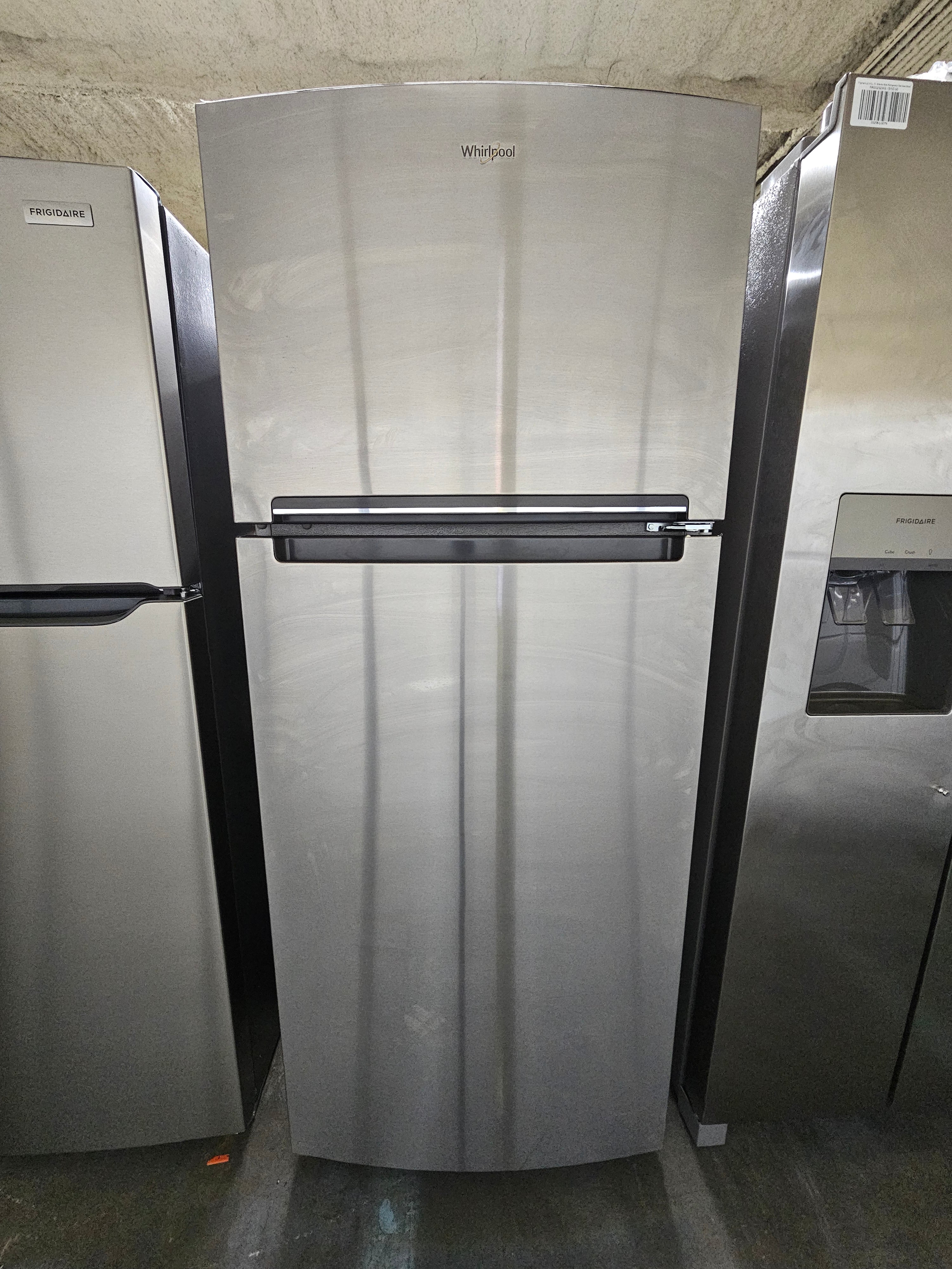 Whirlpool 18 cu. ft. Top Freezer Refrigerator in Stainless Steel