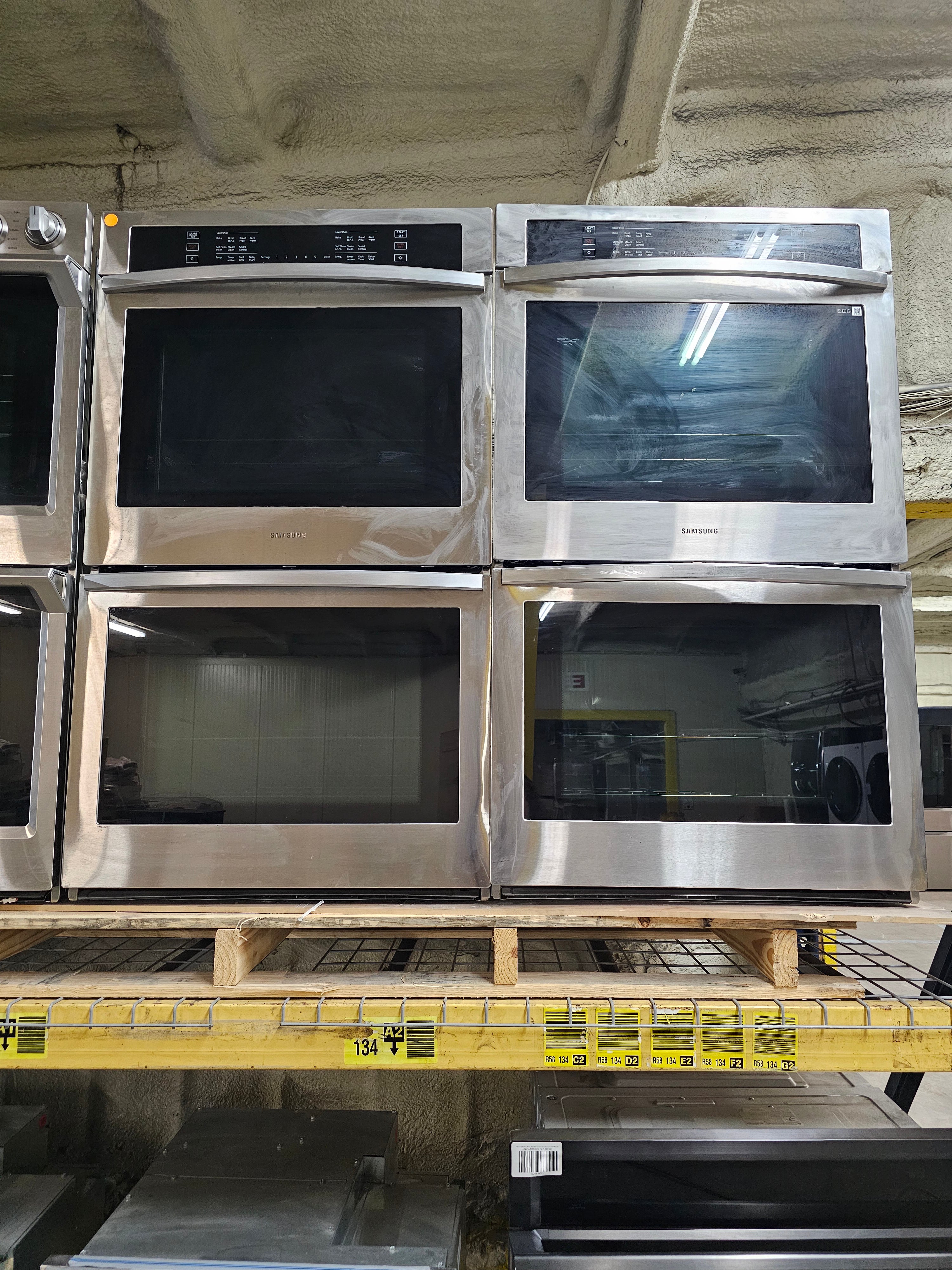 Samsung - 30" Built-In Double Wall Oven with WiFi - Stainless Steel