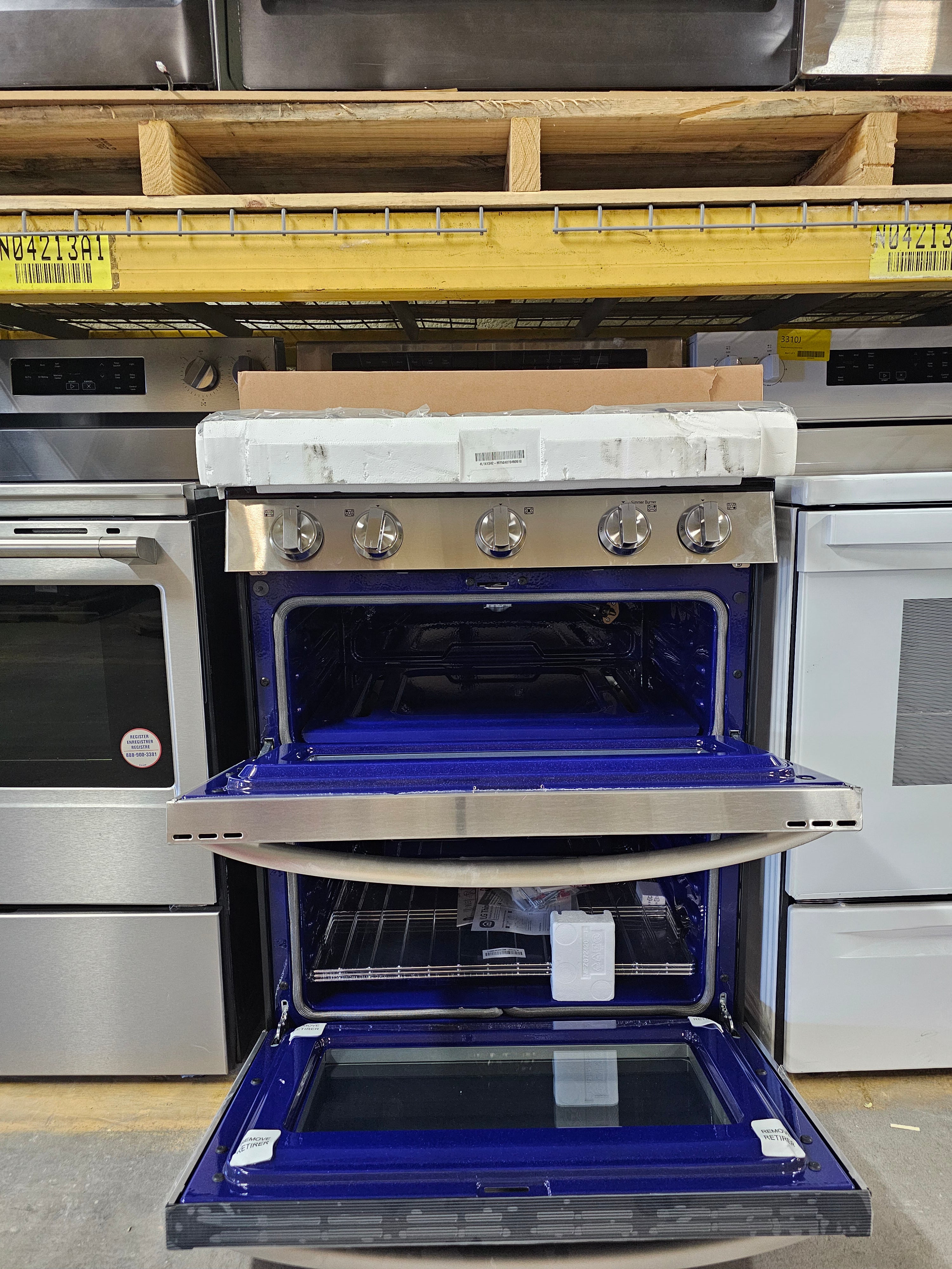 LG Smart Gas Double Oven Freestanding Range with ProBake Convection®, Air Fry & Air Sous Vide