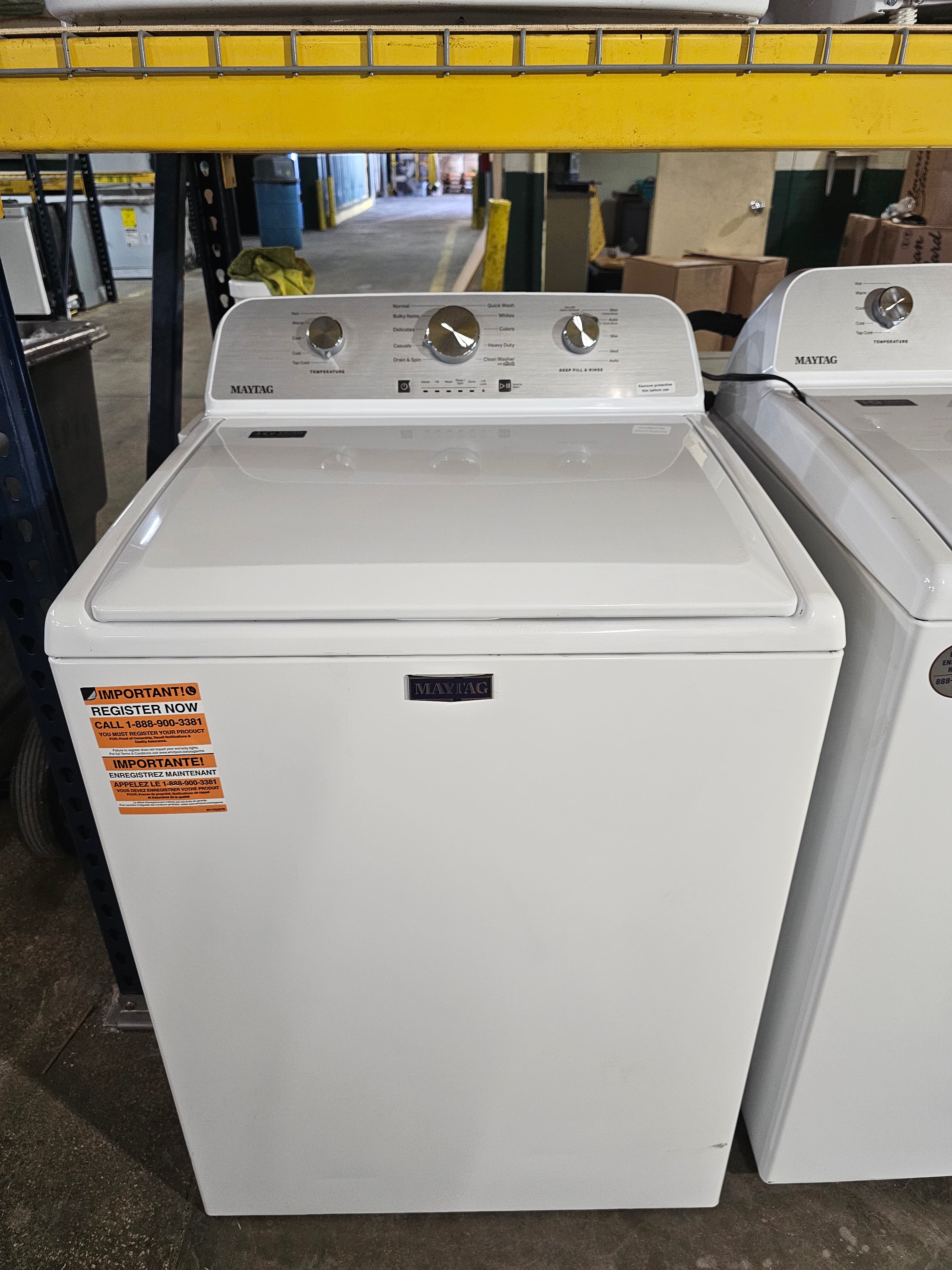 Maytag 4.5 cu. ft. Top Load Washer in White