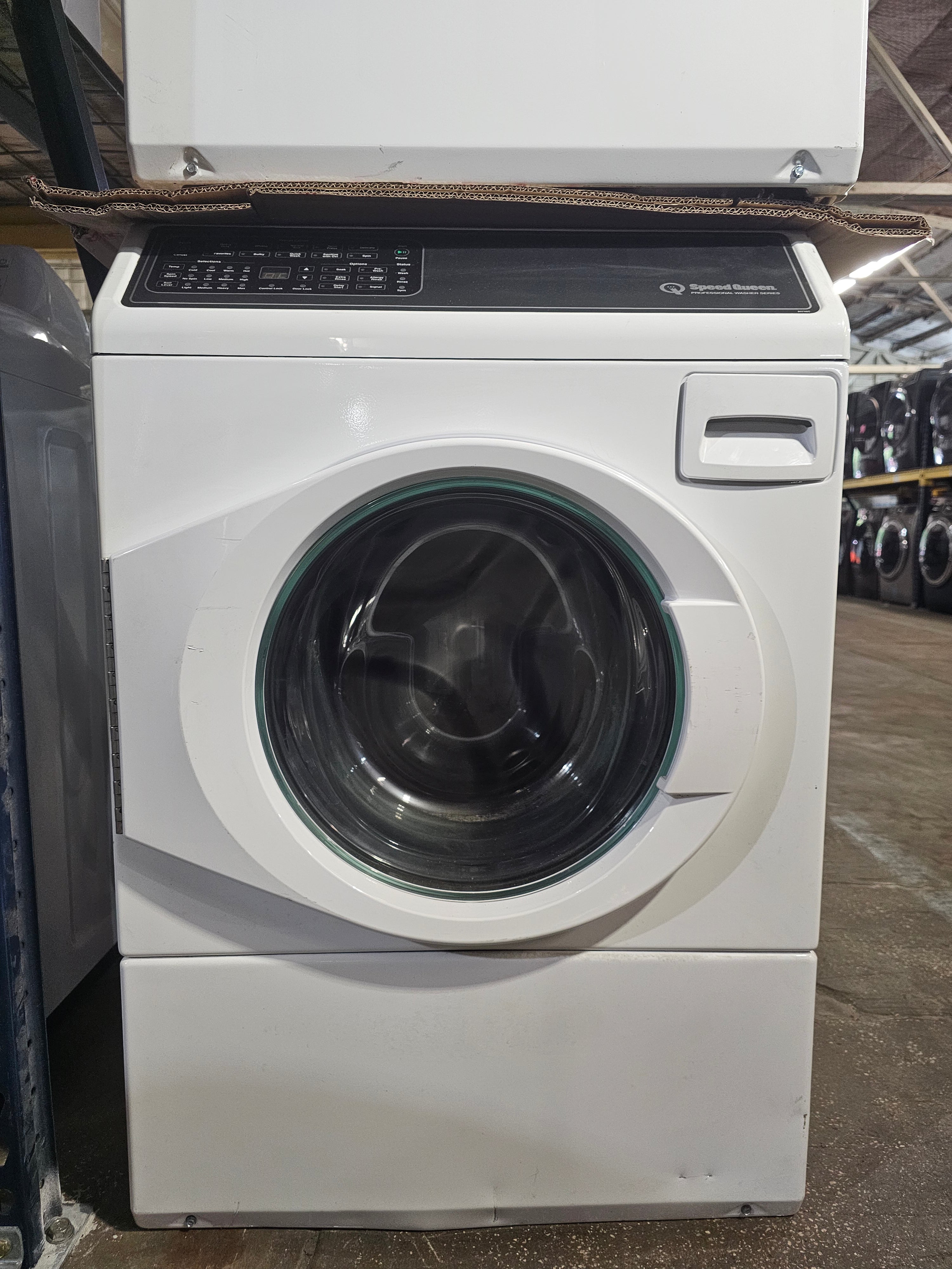 Speed Queen 3.5 Cu. Ft. White Front Load Washer