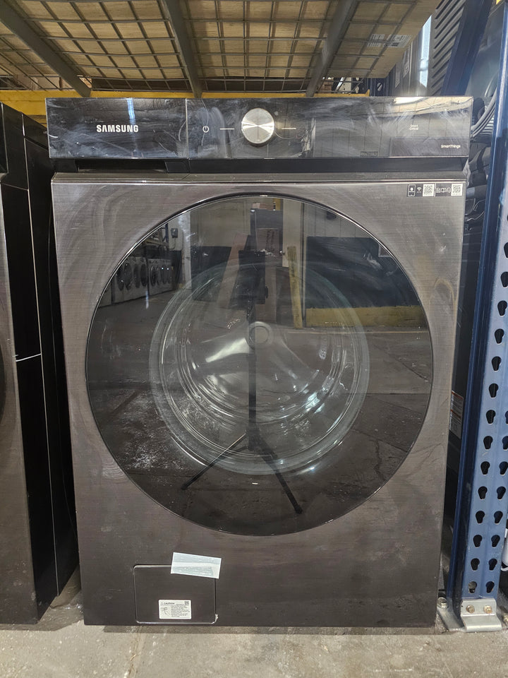 Samsung Bespoke 5.3 cu. ft. Ultra-Capacity Smart Front Load Washer in Brushed Black with Super Speed Wash and AI Smart Dial