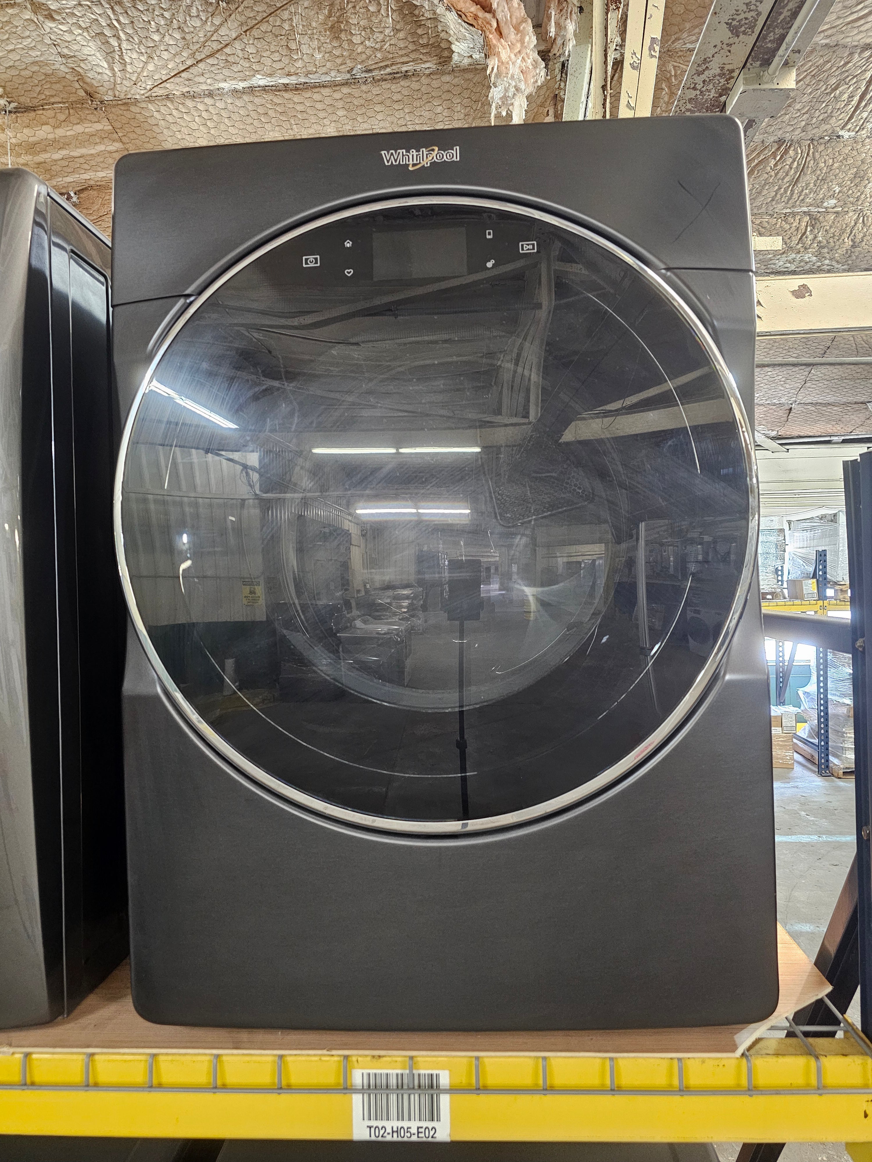 Whirlpool 7.4 cu. ft. 240-Volt Chrome Shadow Stackable Smart Electric Vented Dryer with Remote Start, ENERGY STAR