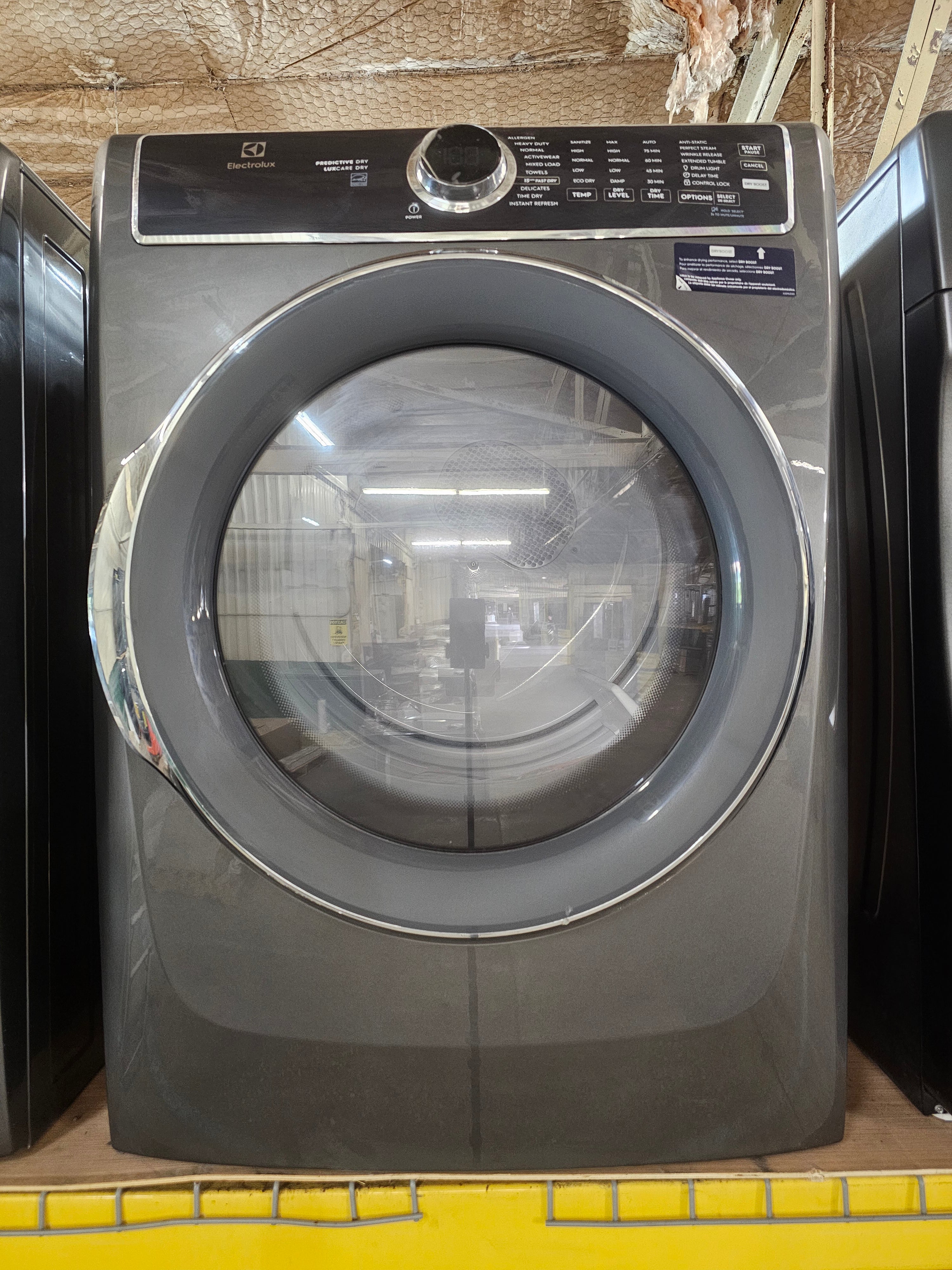 Electrolux 8.0 Cu. Ft. Electric Dryer with Steam and LuxCare Dry System - Titanium