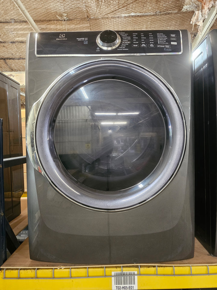 Electrolux 8.0 Cu. Ft. Electric Dryer with Steam and LuxCare Dry System - Titanium