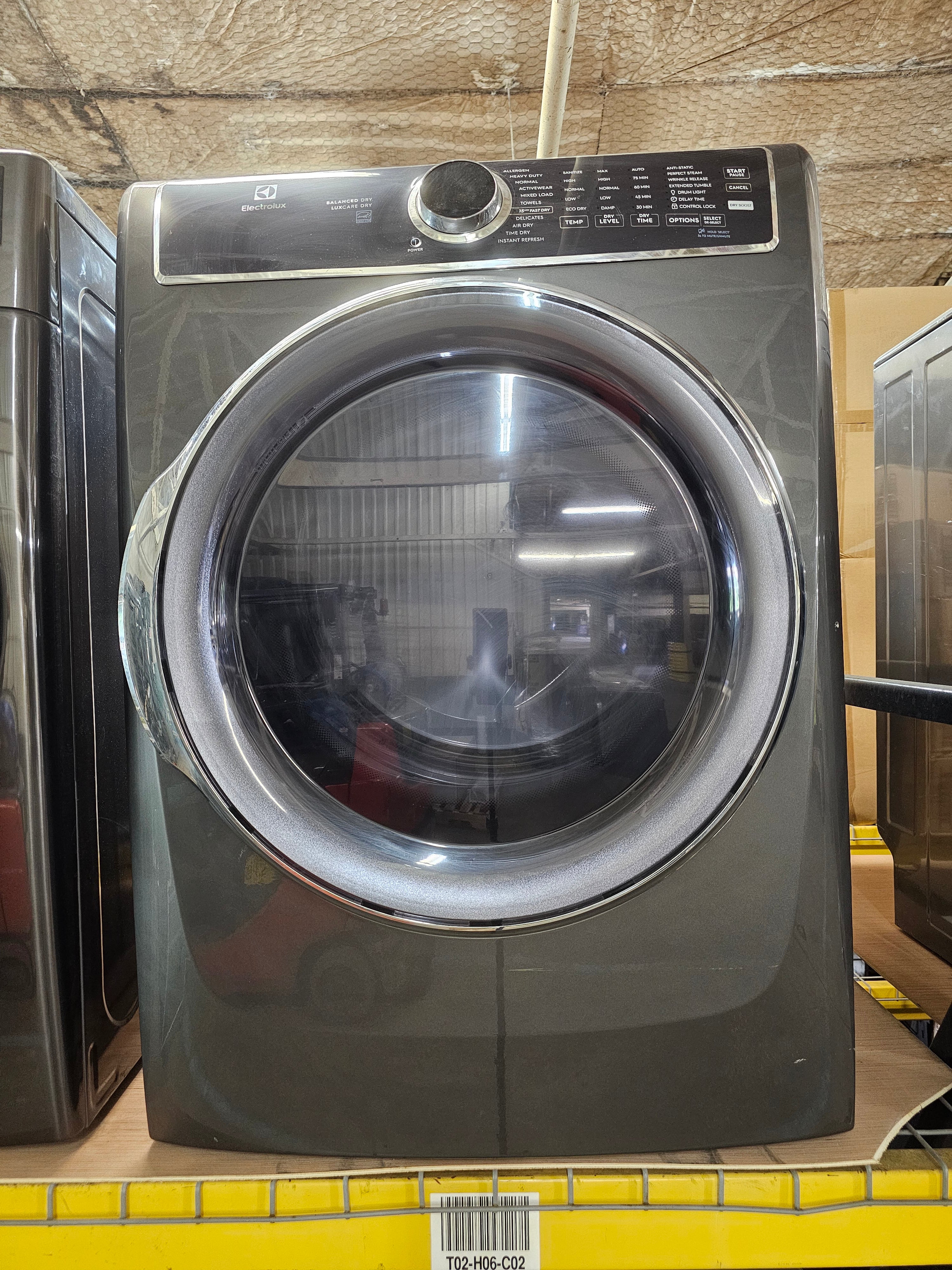 Electrolux 8.0 Cu. Ft. Electric Dryer with Steam and LuxCare Dry System - Titanium