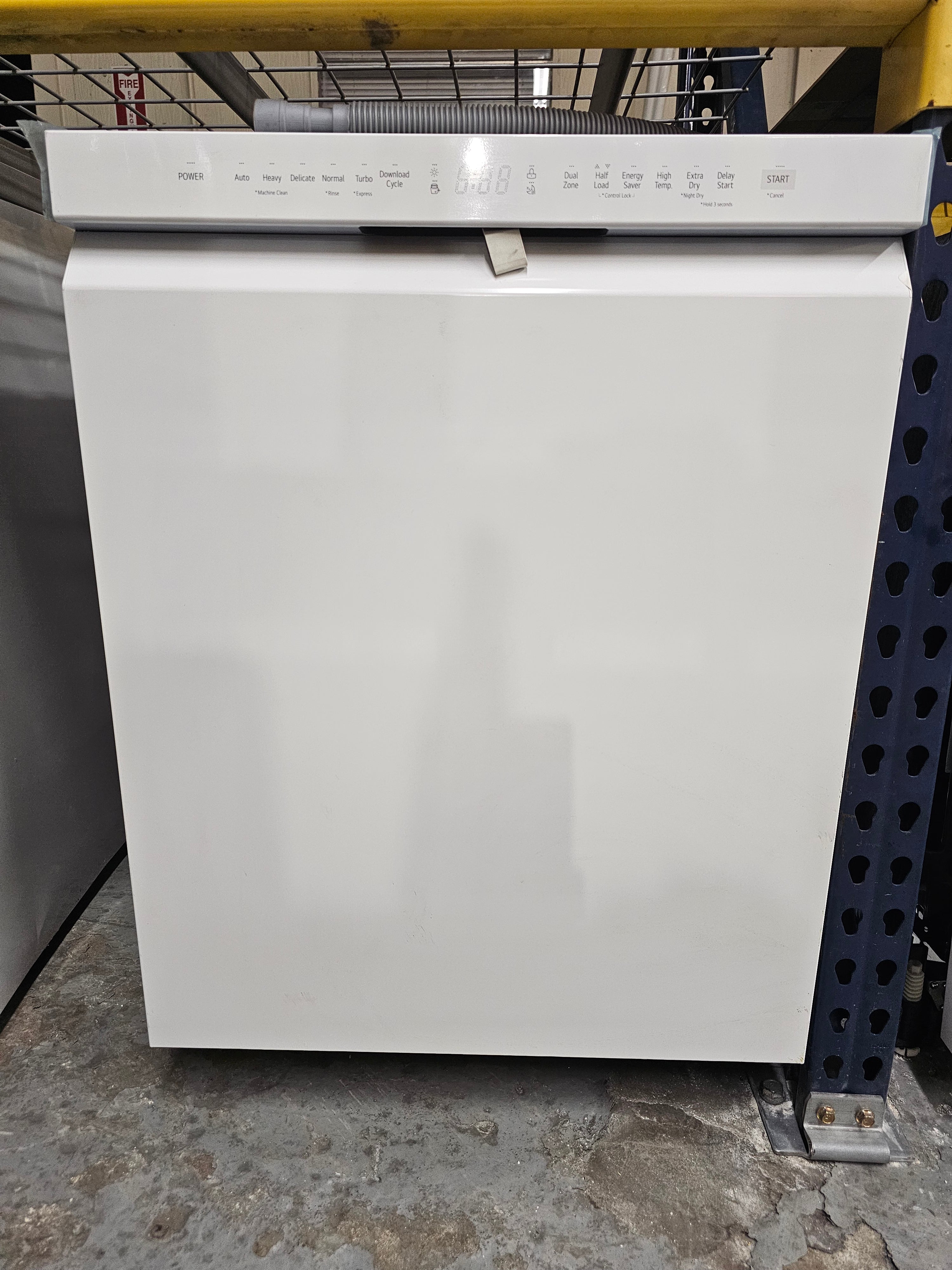 LG 24 in. White Front Control Dishwasher with QuadWash, 3rd Rack & Dynamic Dry, 48 dBA