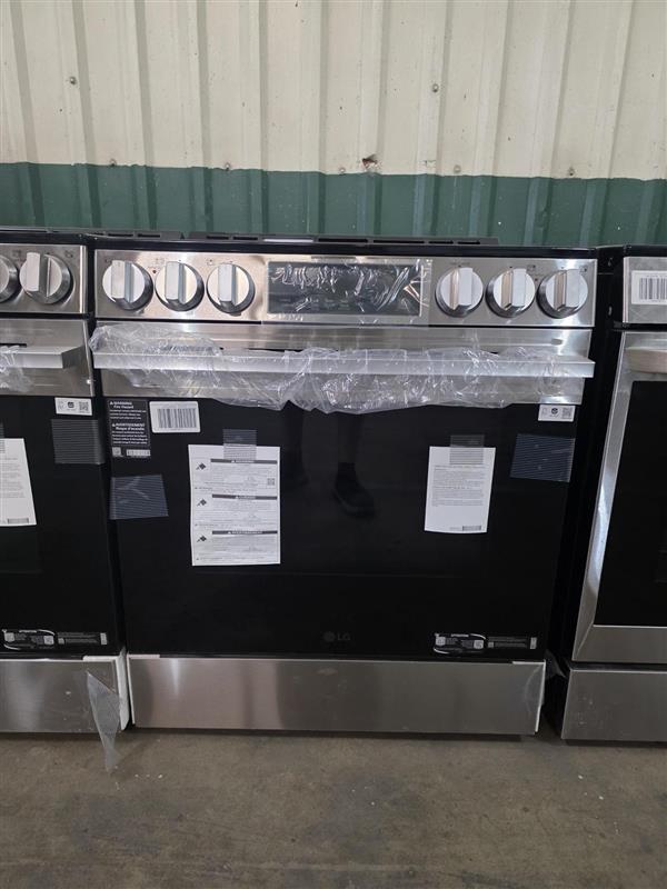 LG 30" 6.3 cu. ft. Smart Slide-In Electric Range (PrintProof™ Stainless Steel)