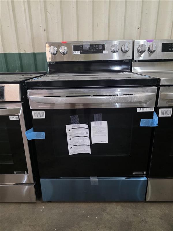 LG 30" 6.3 cu. ft. Smart Wi-Fi Electric Freestanding Range (Stainless Steel)