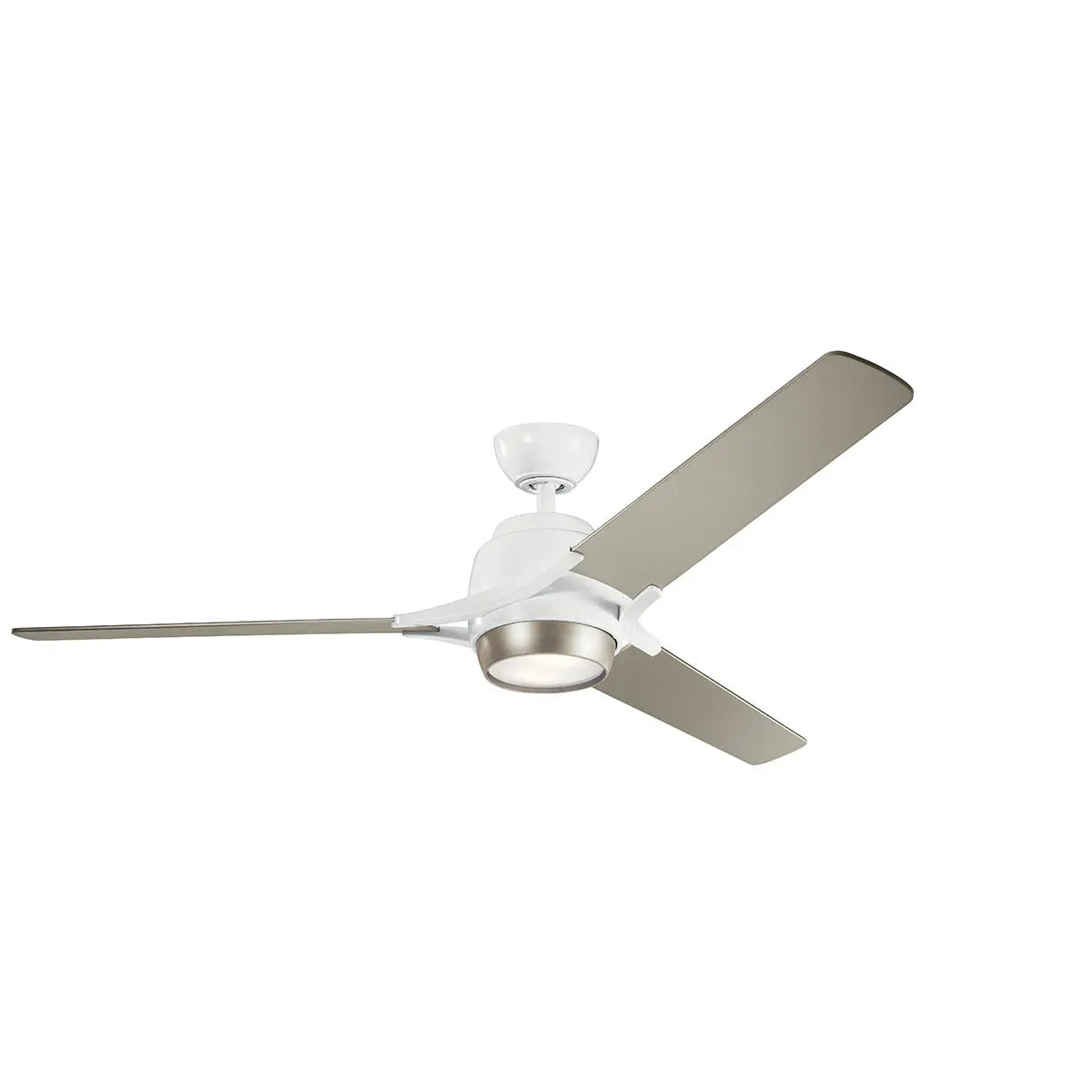 Kichler 60" Zeus Ceiling Fan with LED Light - White
