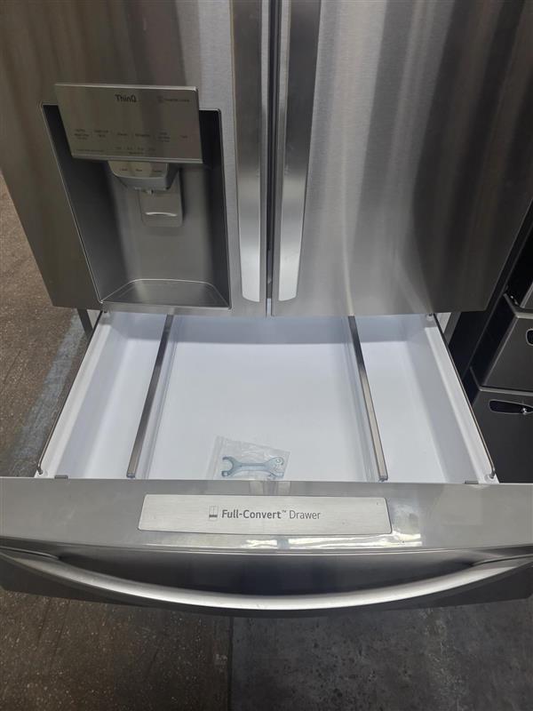 LG 30 cu. ft. Smart French Door Refrigerator with Craft Ice™ & Full-Convert™ Drawer - Stainless