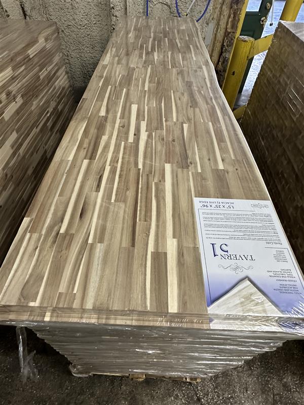 ACACIA LIVE EDGE | 96" L X 25" W | BUTCHER BLOCK
