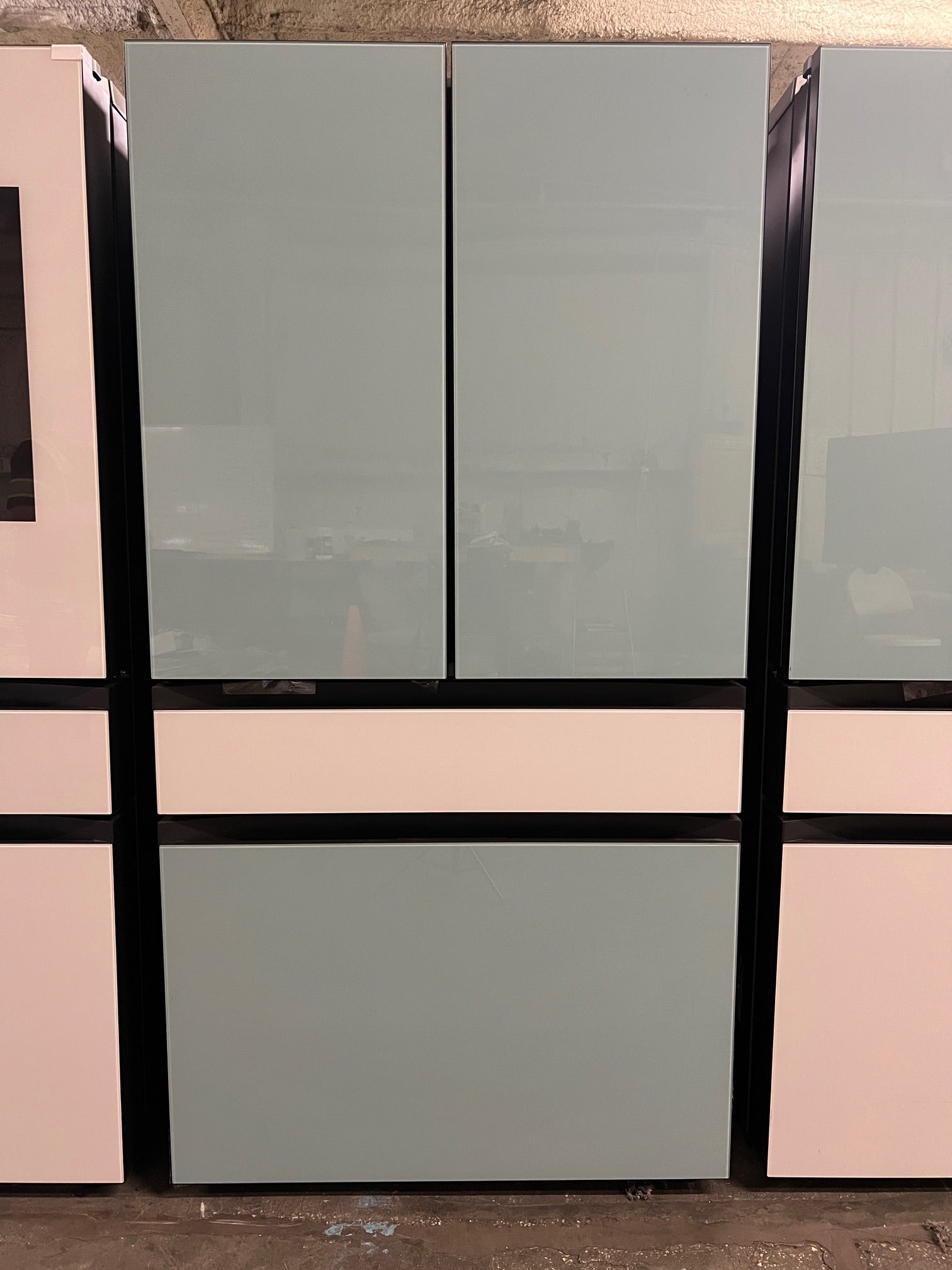 Samsung BESPOKE 29 cu. ft. 4-Door Blue & White