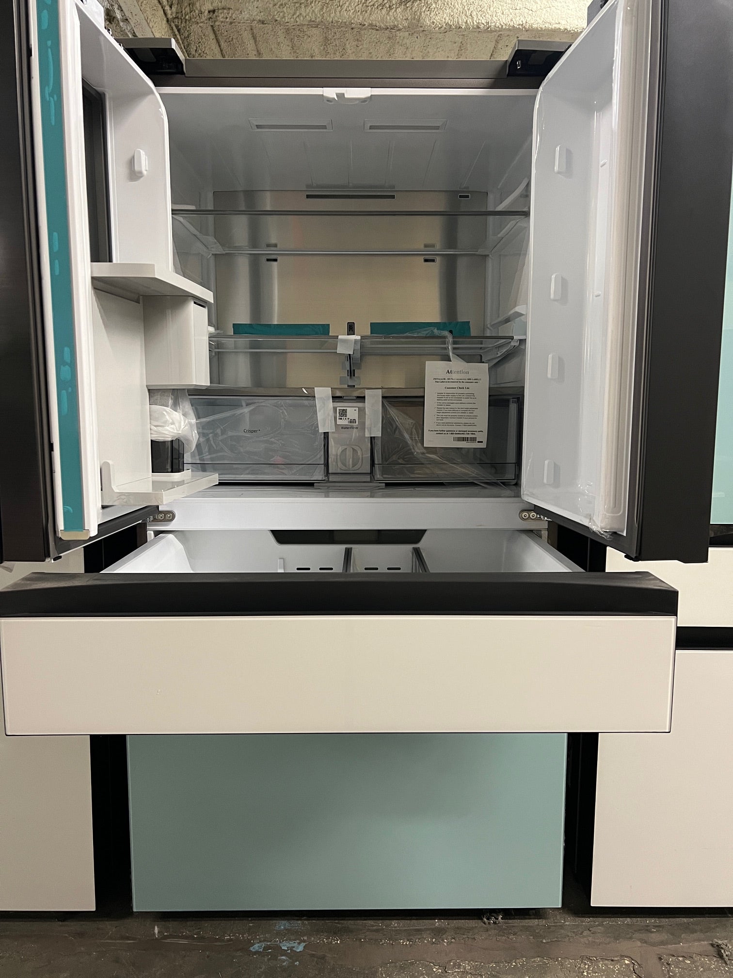 Samsung BESPOKE 29 cu. ft. 4-Door Blue & White