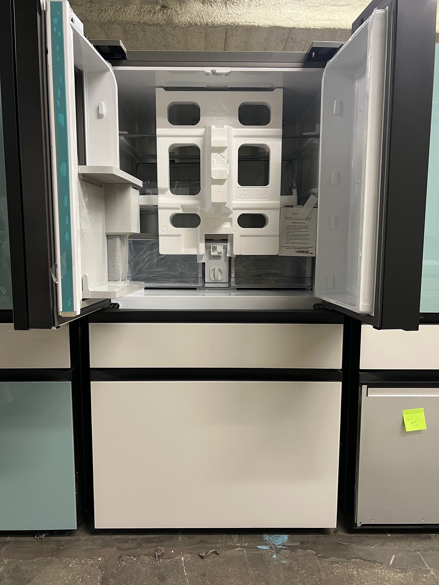 Samsung BESPOKE 29 cu. ft. 4-Door Blue & White