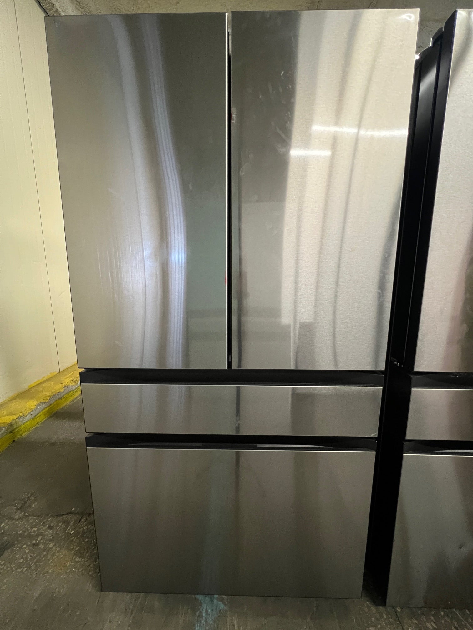 Samsung BESPOKE 23 cu. ft. Counter Depth 4-Door Stainless Steel