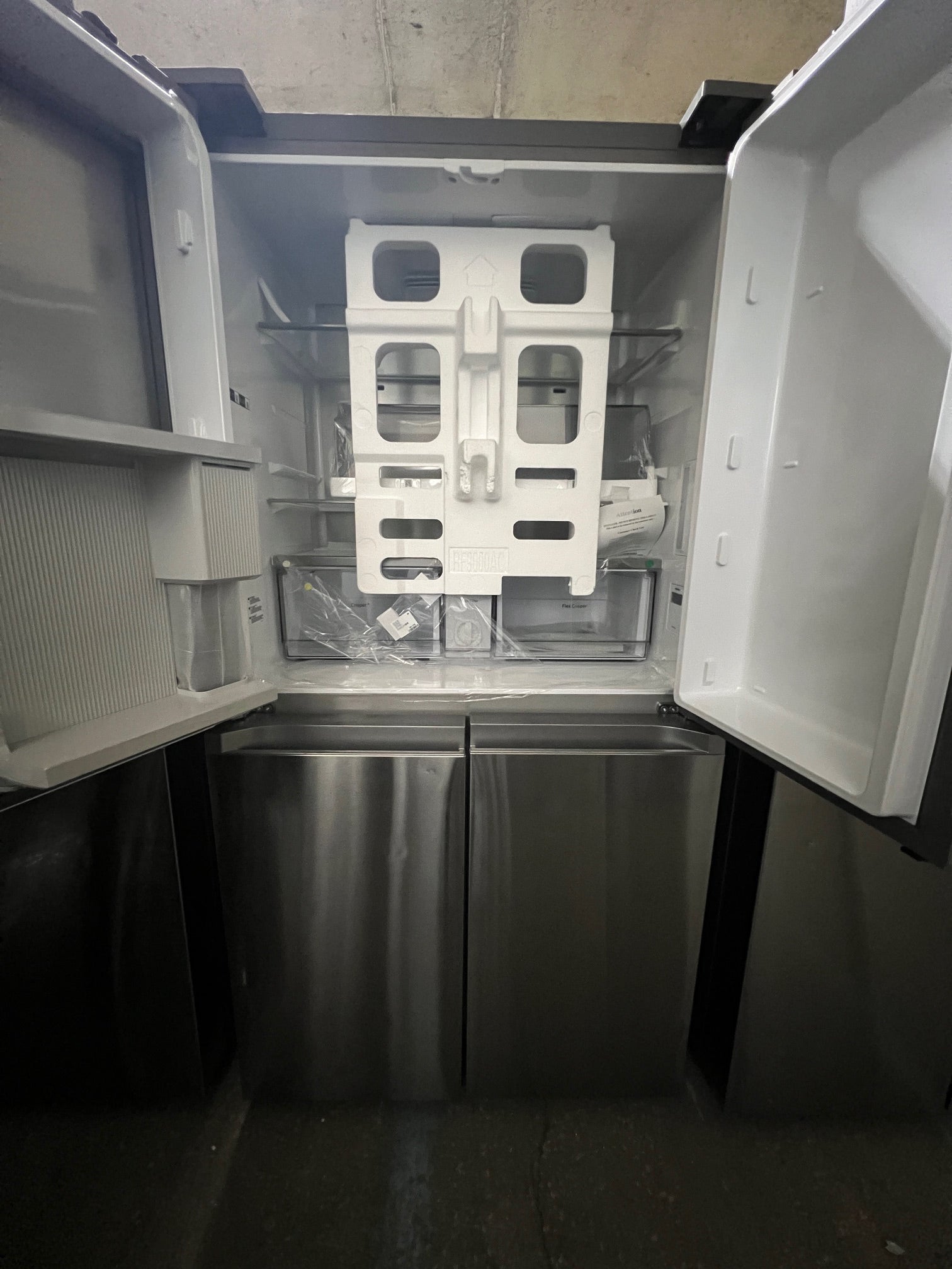 Samsung 23 cu. ft. Counter Depth 4-Door Flex Stainless Steel