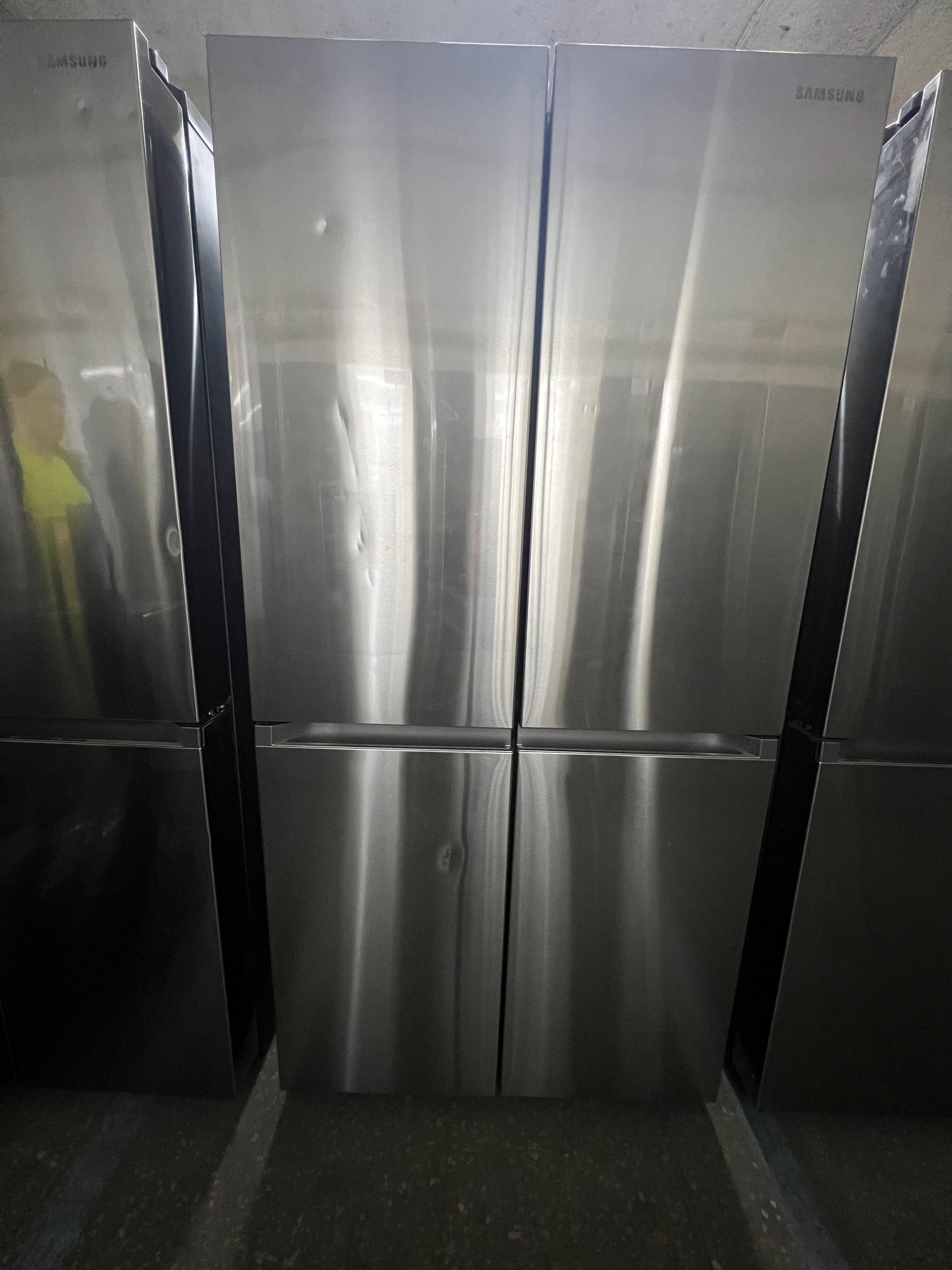 Samsung 23 cu. ft. Counter Depth 4-Door Flex Stainless Steel