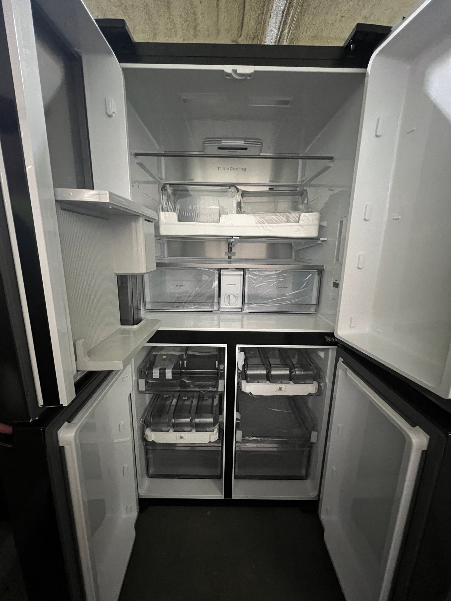 Samsung 29 cu. ft. 4-Door Flex Stainless Black