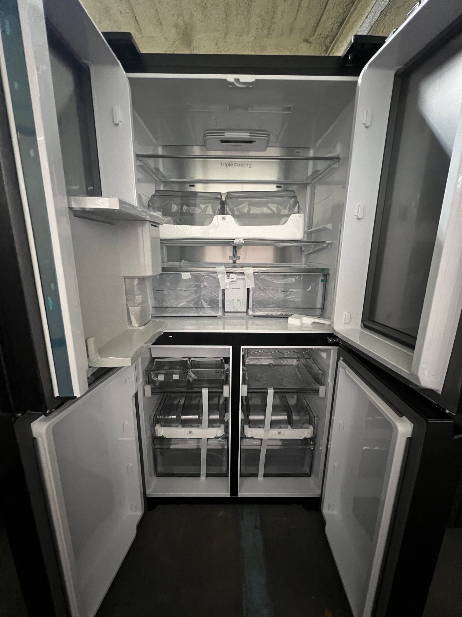 Dacor 22.8 Cu. Ft. 4-Door Flex Counter Depth Stainless Black