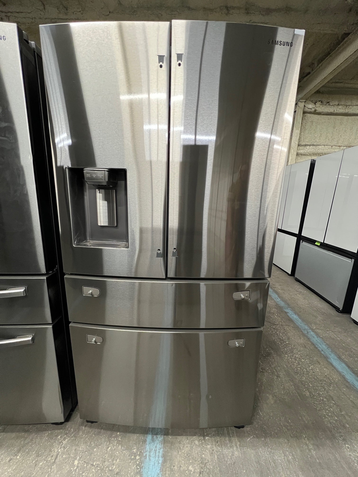 Samsung 22.6 cu. ft. 4-Door Counter Depth with FlexZone Drawer Stainless Steel