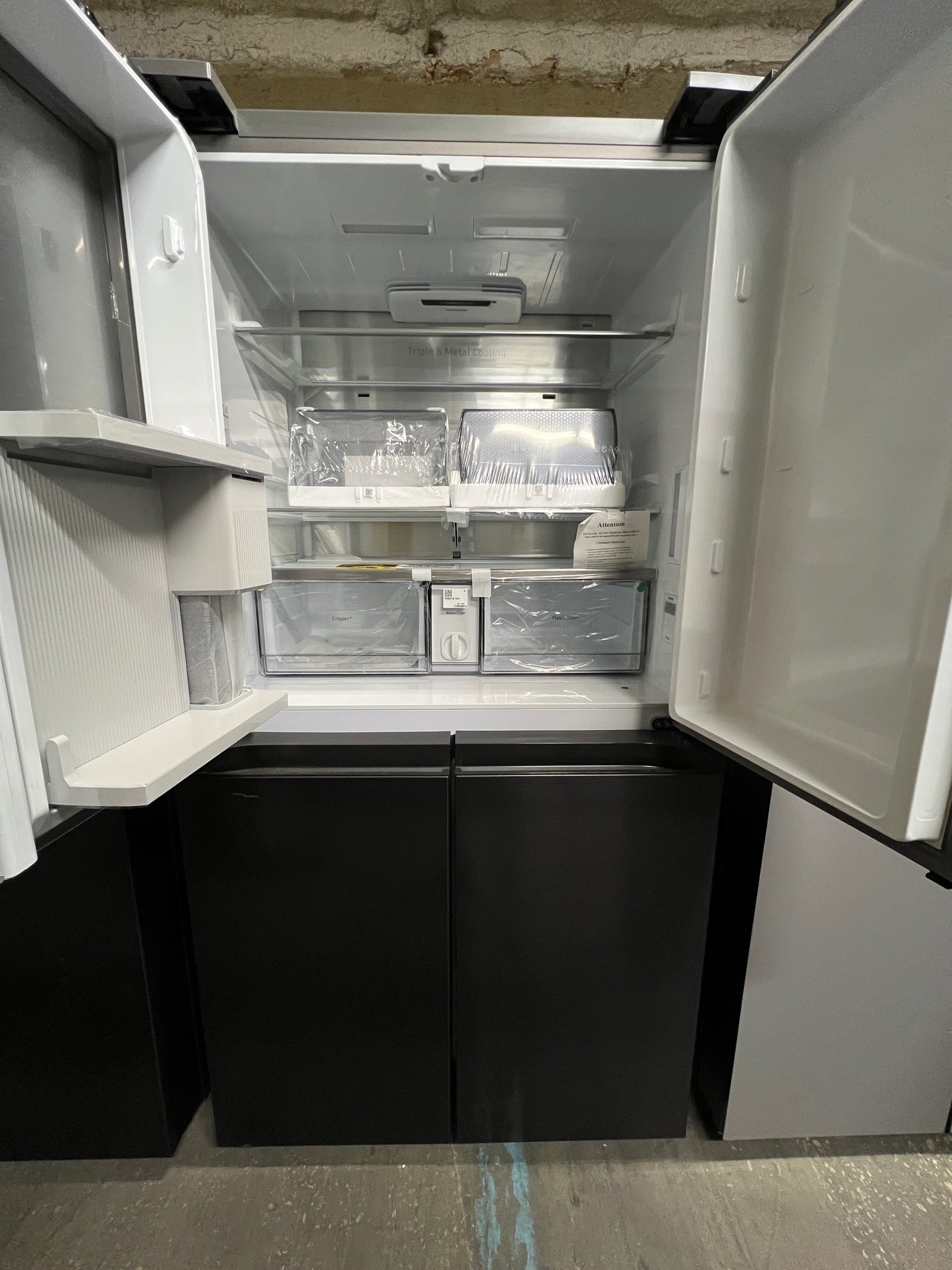 Samsung Bespoke 29 cu. ft. 4 - Door Stainless Black