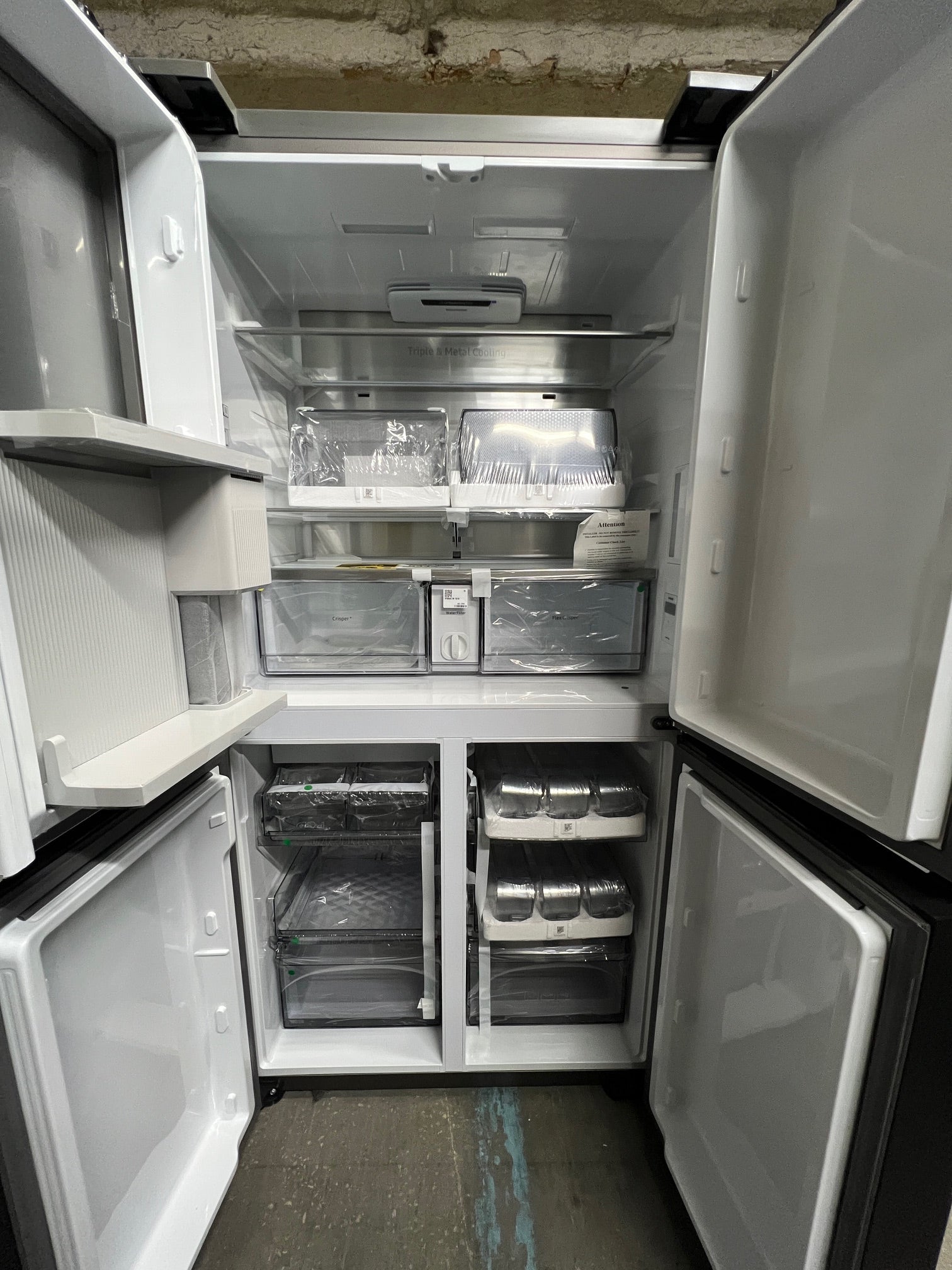 Samsung Bespoke 29 cu. ft. 4 - Door Stainless Black