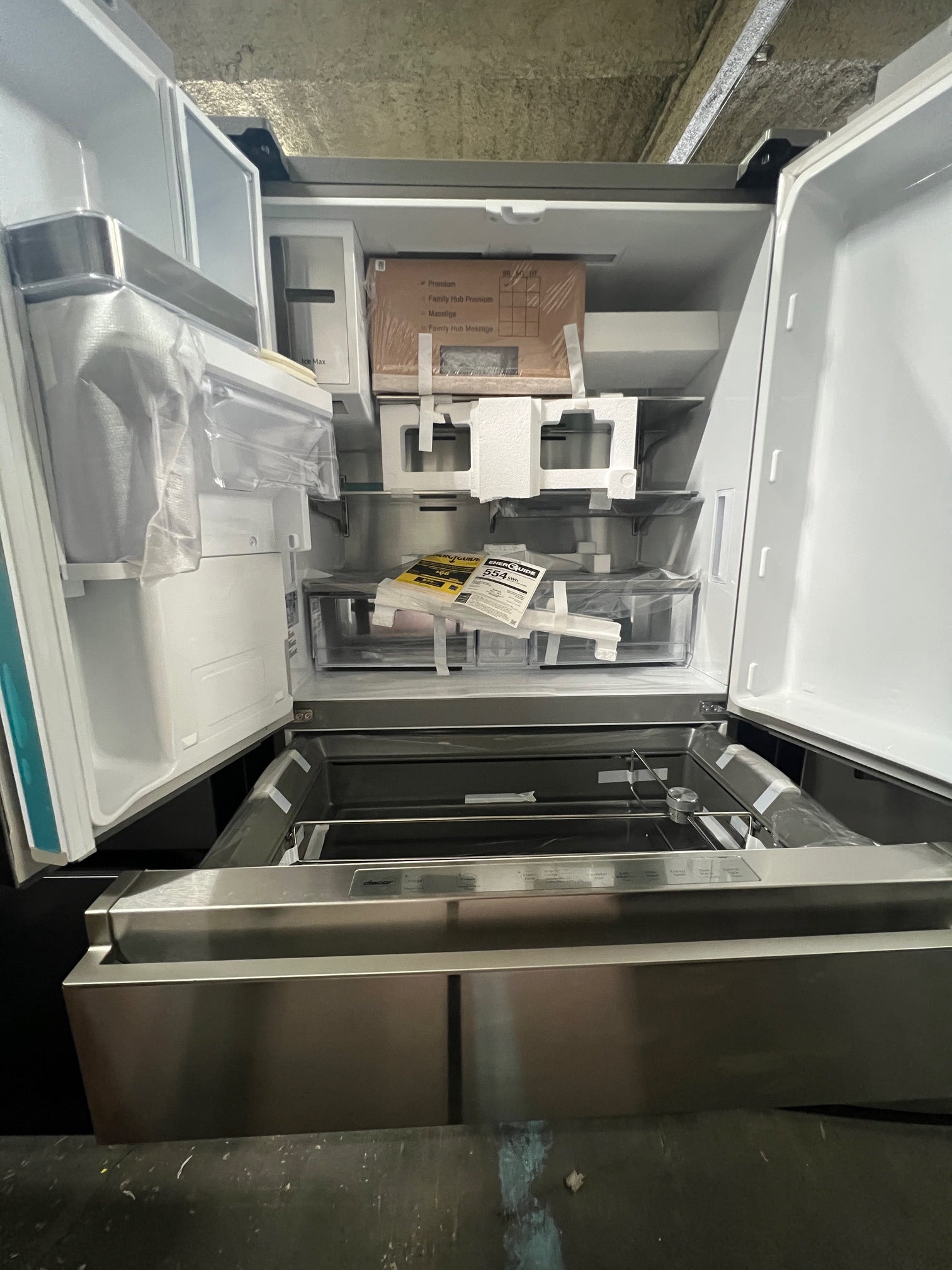 Dacor 36" Counter-Depth Free Standing Refrigerator Stainless Steel