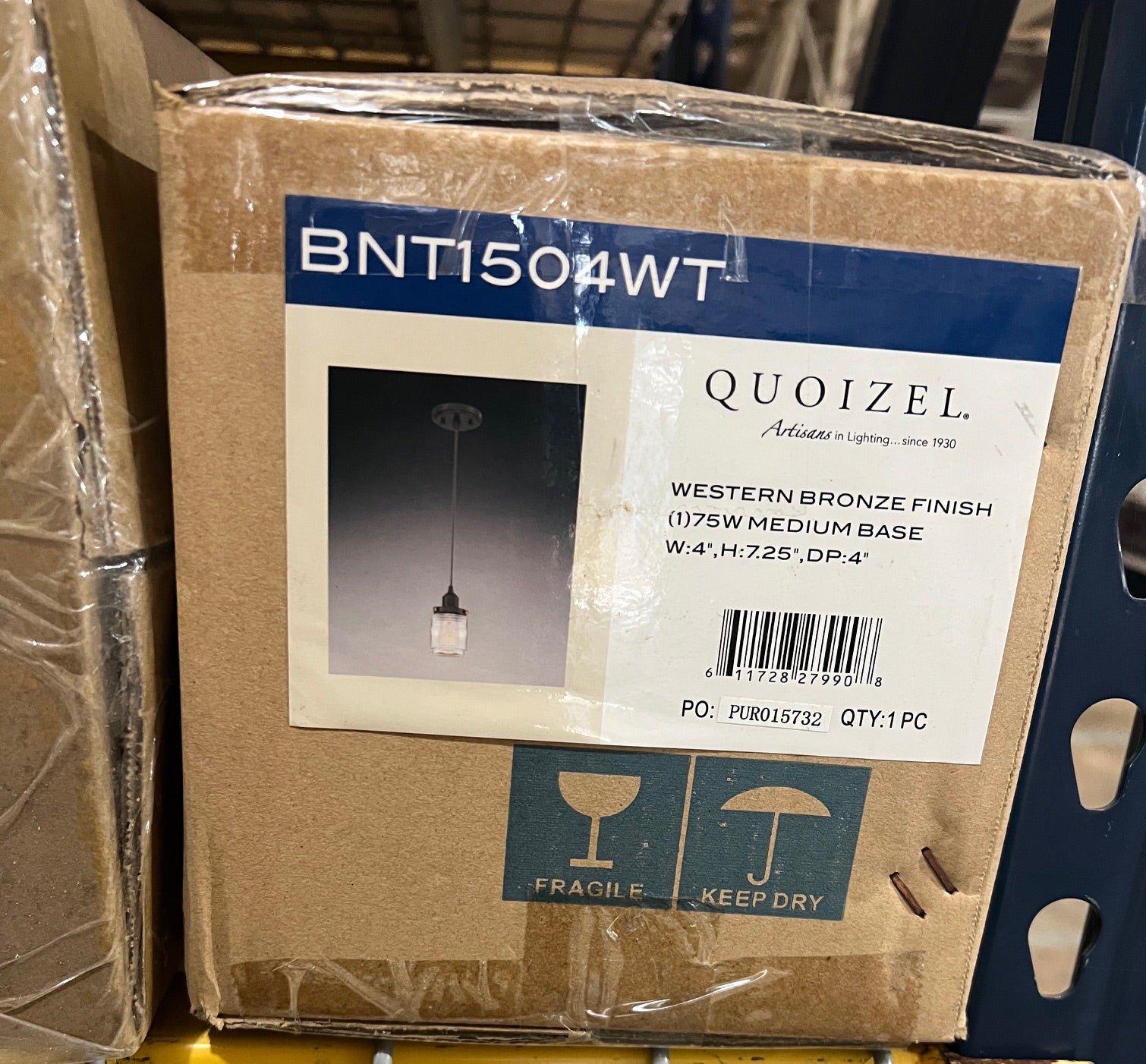 QUOIZEL Belmont Mini Pendant