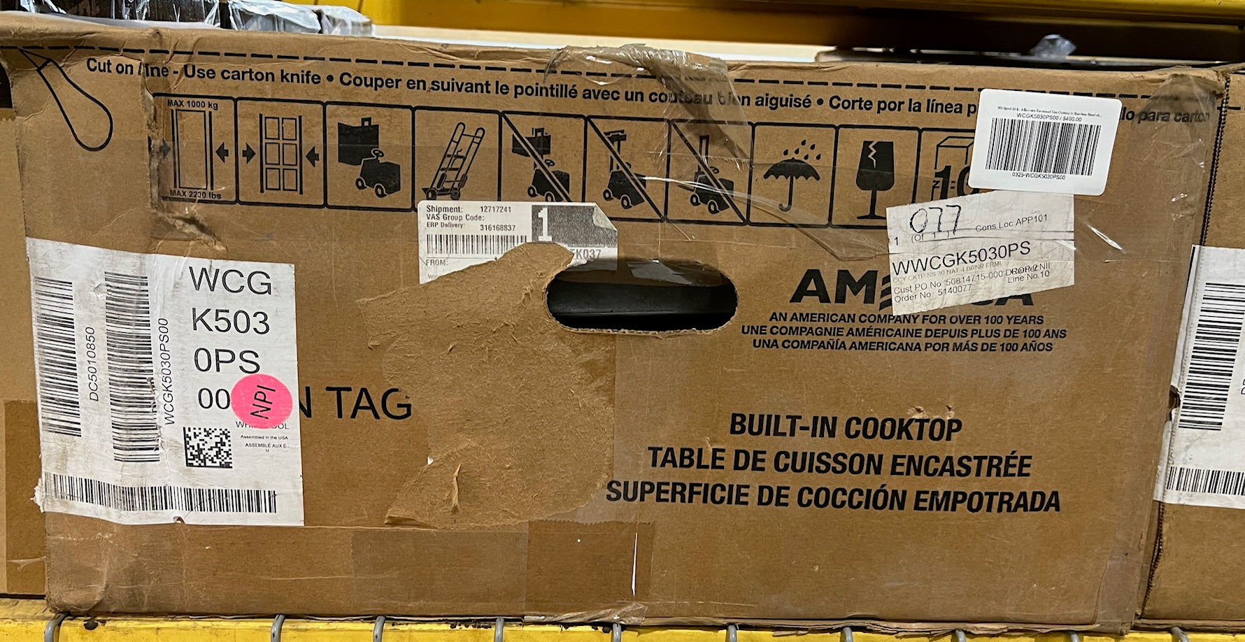 Whirlpool 30 in. 4-Burners Recessed Gas Cooktop in Stainless Steel with SpeedHeat Burner