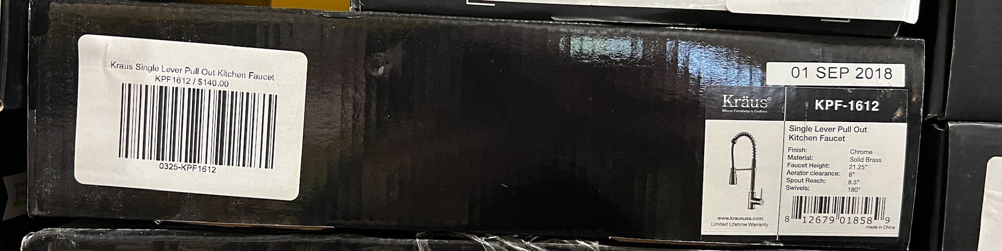 Kraus Single Lever Pull Out Kitchen Faucet