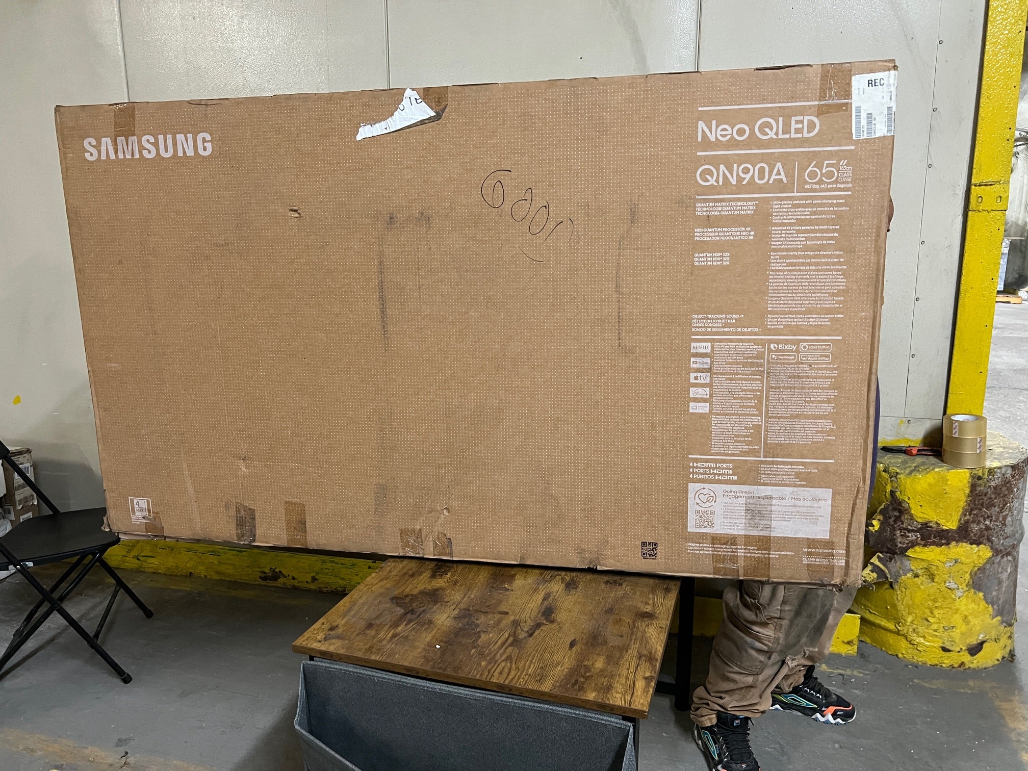 Samsung - 65" Class QN90A Neo QLED 4K UHD Smart Tizen TV