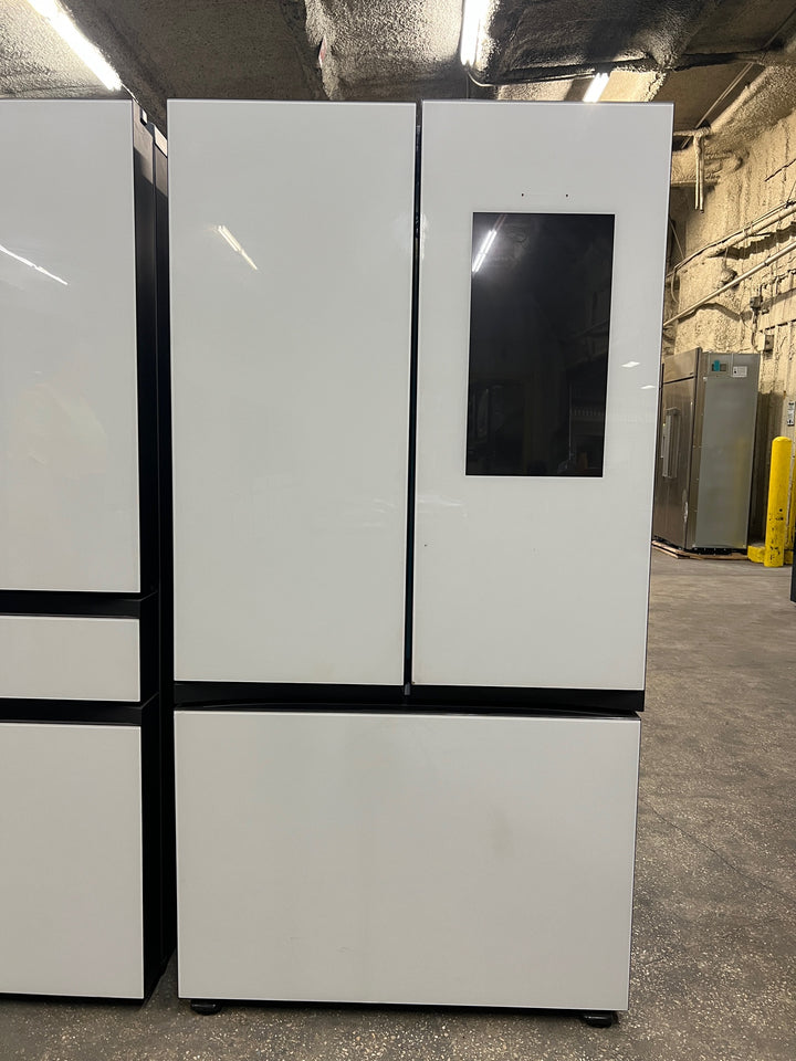 Samsung Bespoke 3-Door French Door Refrigerator Counter depth 24 cu. ft. with Tablet - White