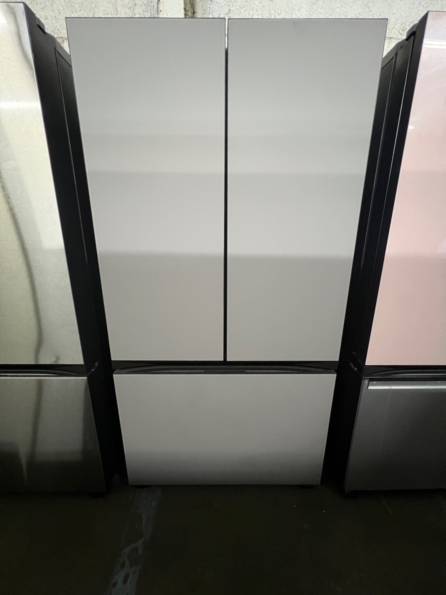 Samsung BESPOKE 24 cu. ft. Counter Depth 3-Doors Matte Grey