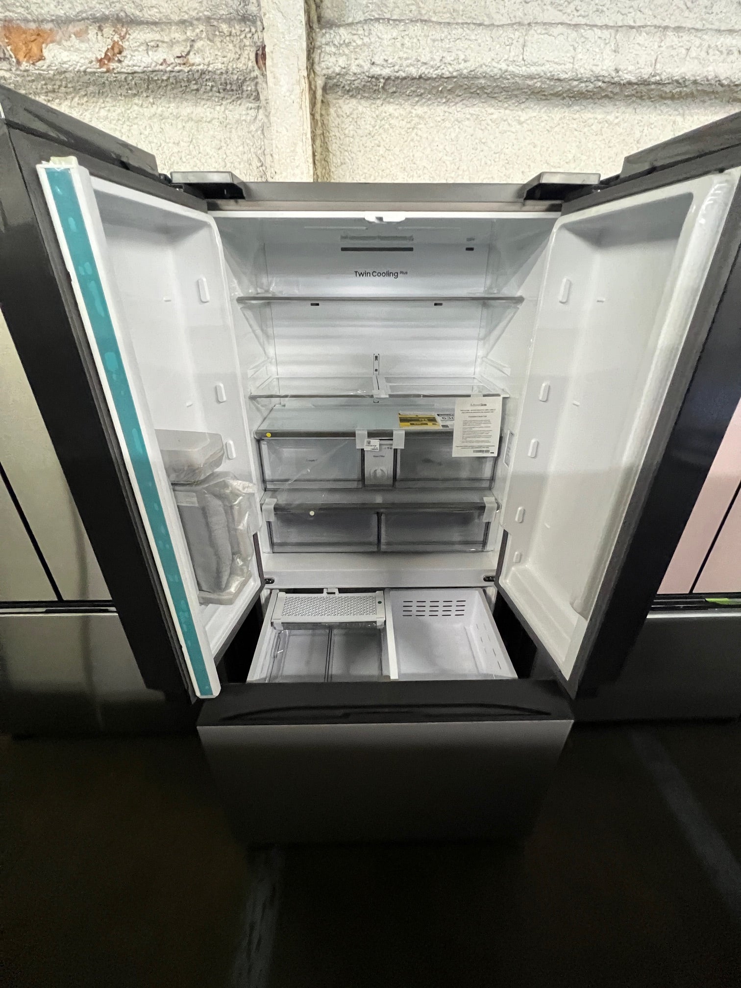 Samsung BESPOKE 24 cu. ft. Counter Depth 3-Doors Matte Grey