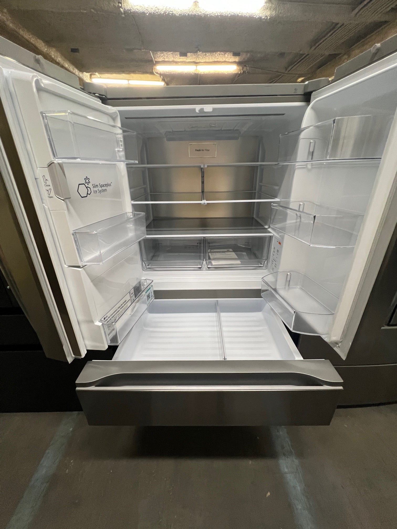 LG 29 cu. ft. SMART Standard Depth MAX French Door Refrigerator Stainless Steel